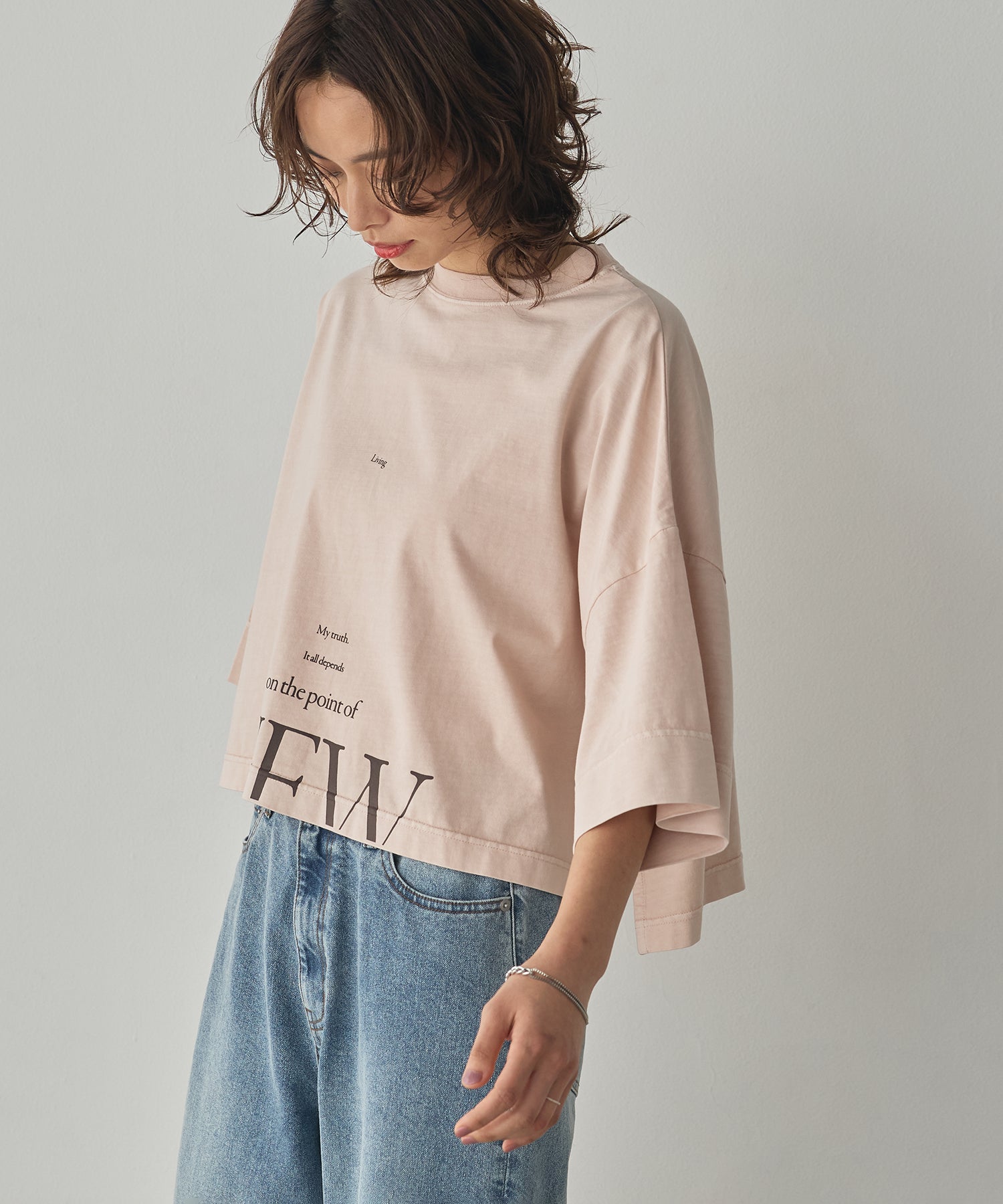WIDE-FIT SHORT-SLEEVED LOGO T-SHIRT