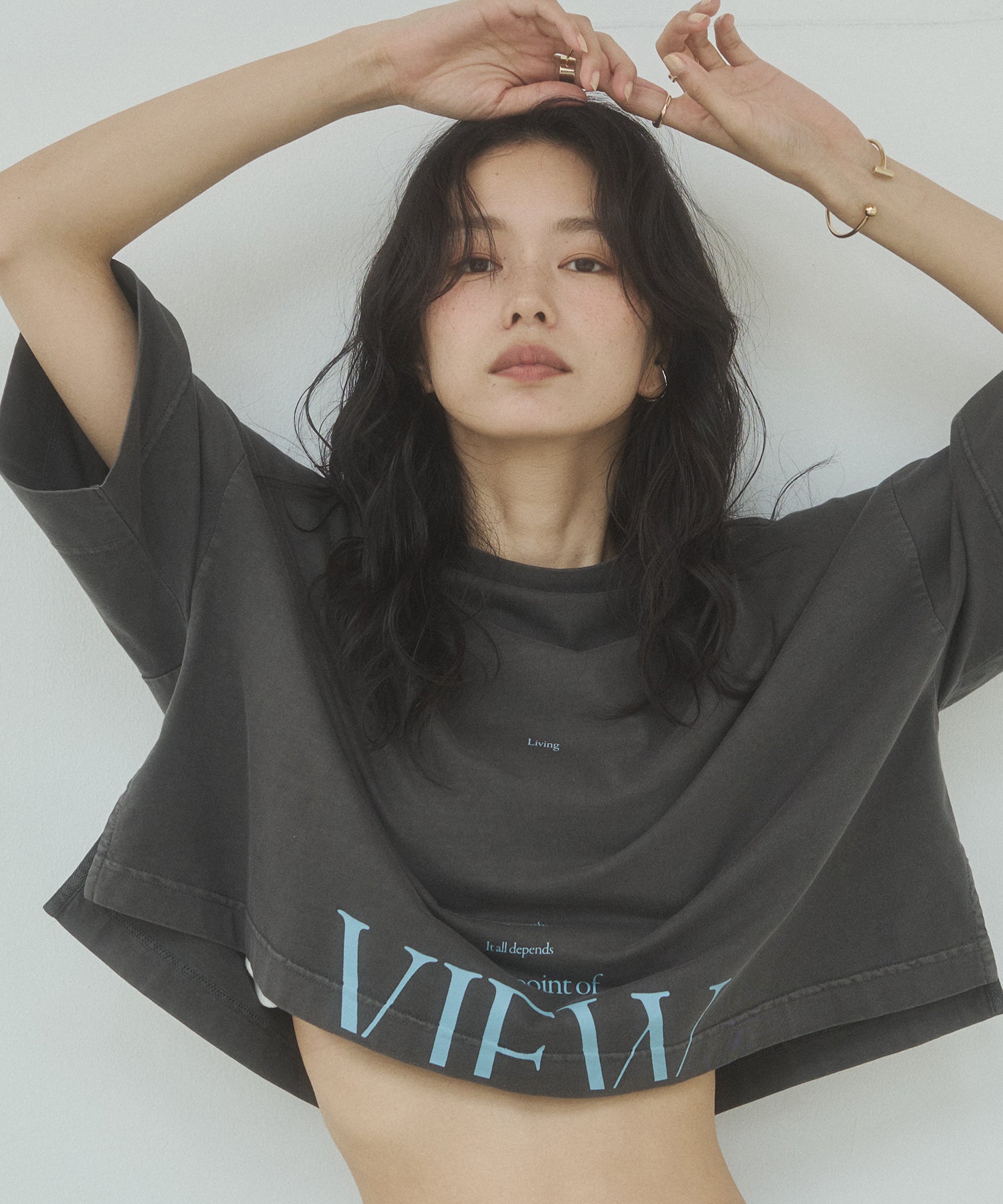 WIDE-FIT SHORT-SLEEVED LOGO T-SHIRT