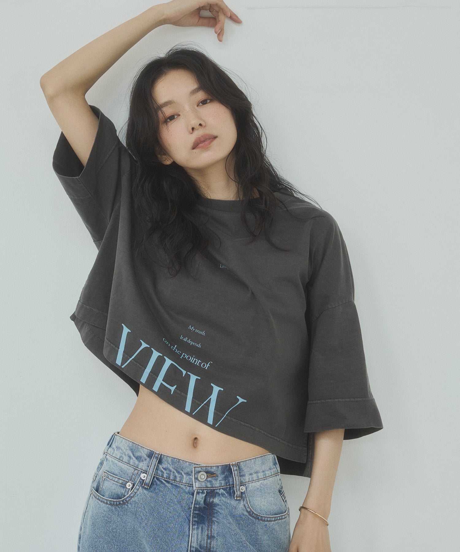 WIDE-FIT SHORT-SLEEVED LOGO T-SHIRT