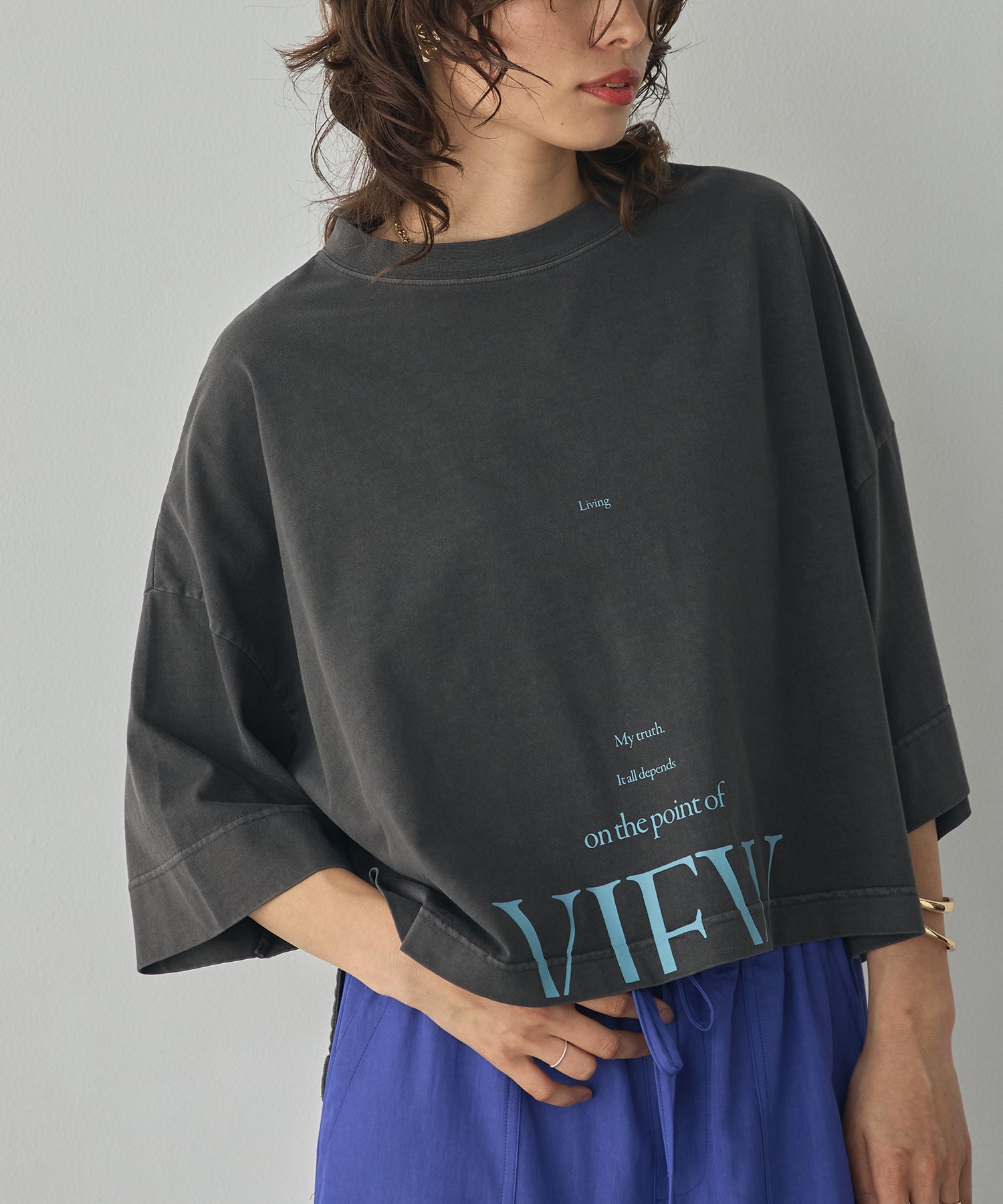 WIDE-FIT SHORT-SLEEVED LOGO T-SHIRT