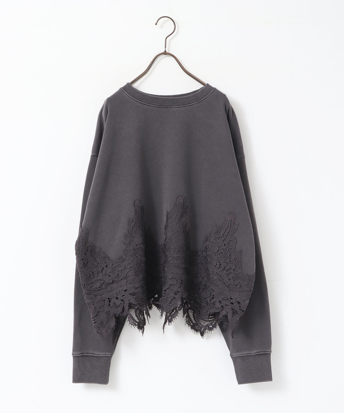FLEECE-LINED LACE-DOCKED TOPS
