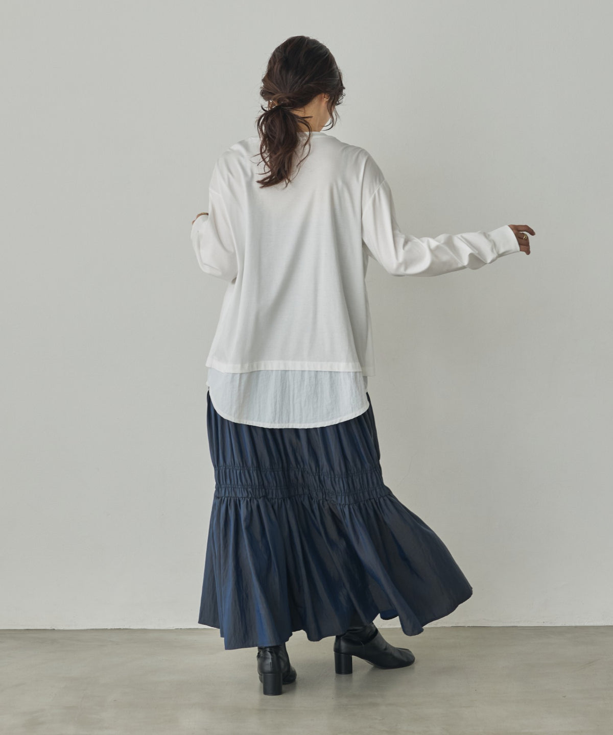 BONDED TRENCH COATSHIRT-STYLE LAYERED TOPS