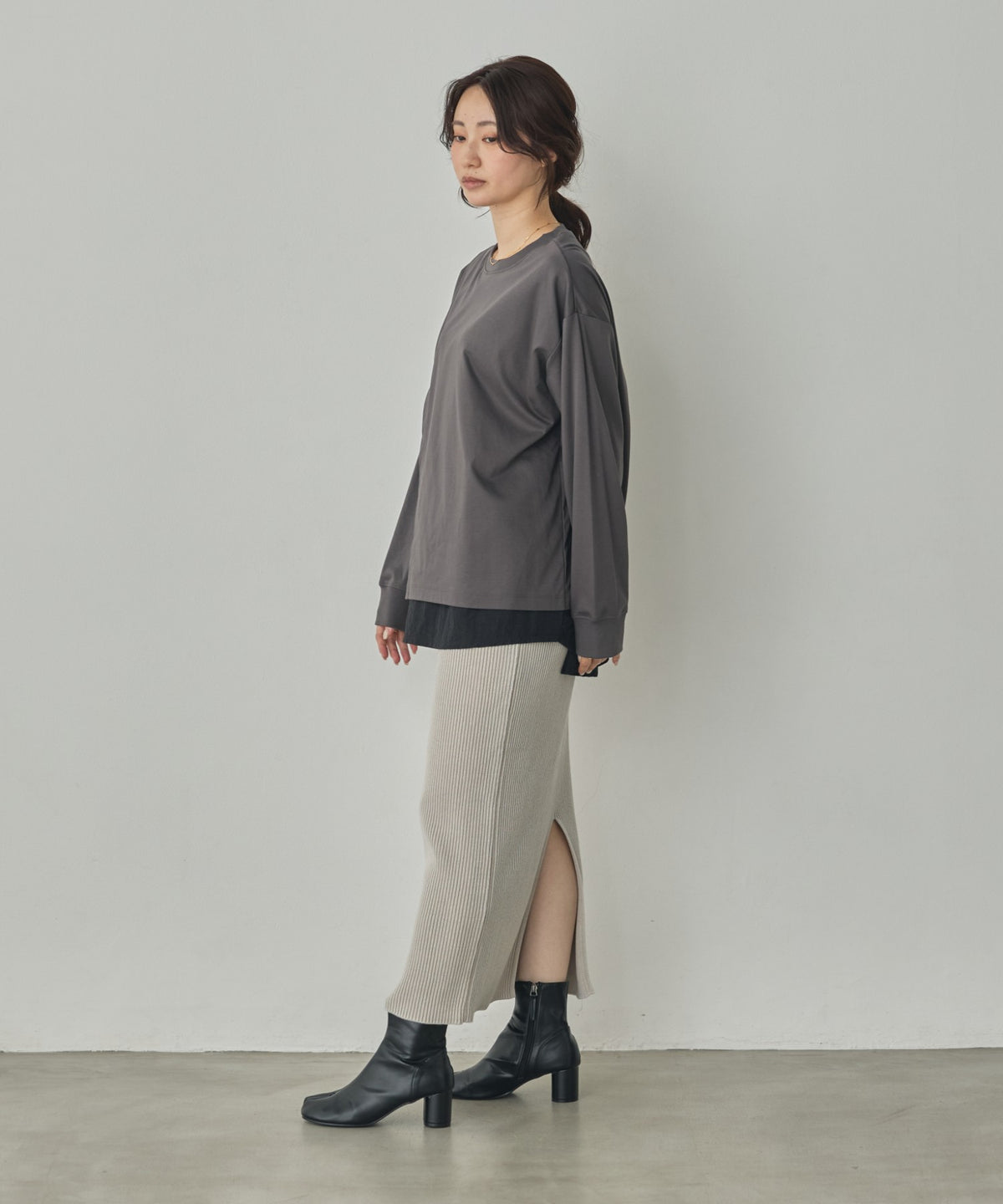 BONDED TRENCH COATSHIRT-STYLE LAYERED TOPS