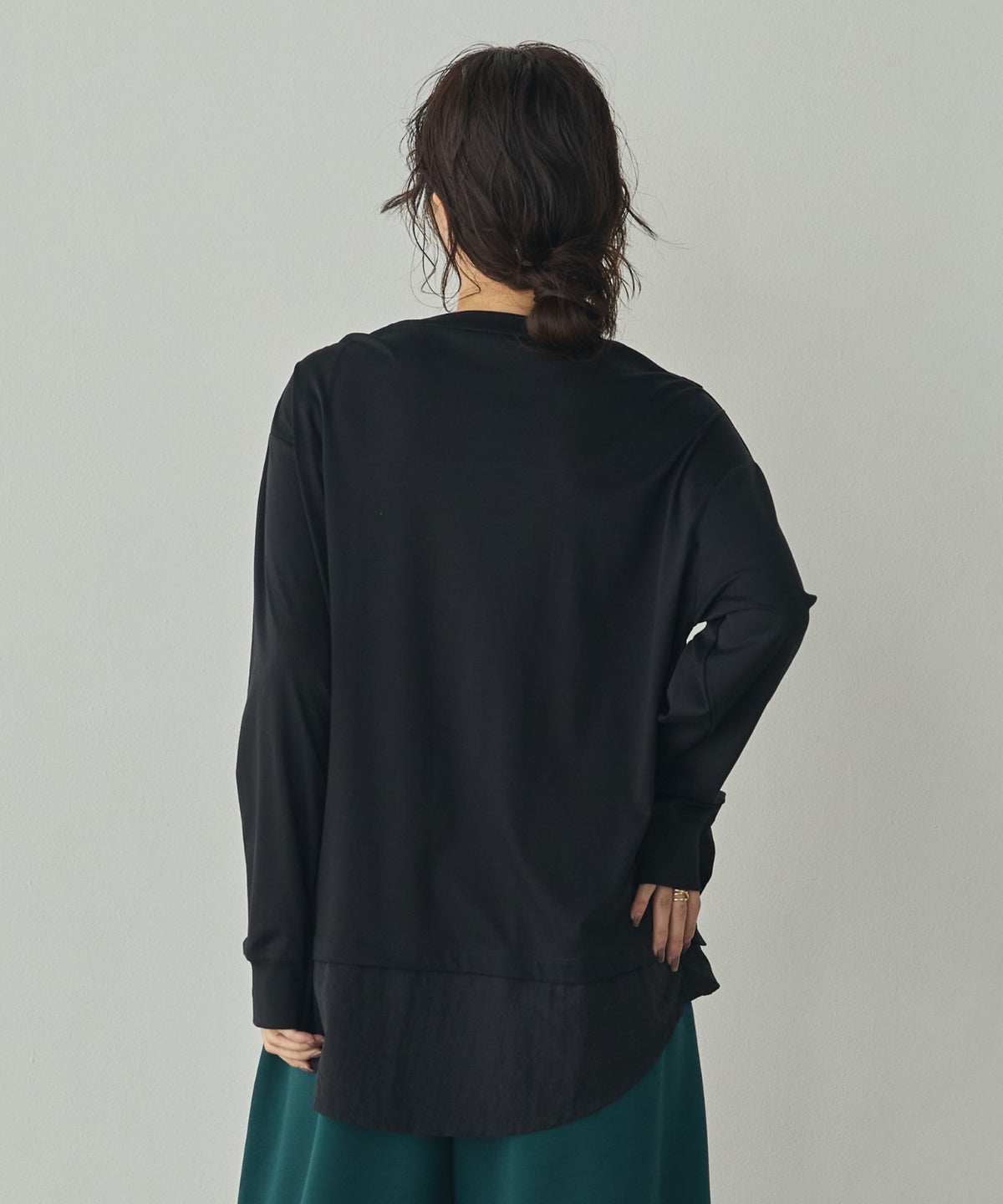 BONDED TRENCH COATSHIRT-STYLE LAYERED TOPS