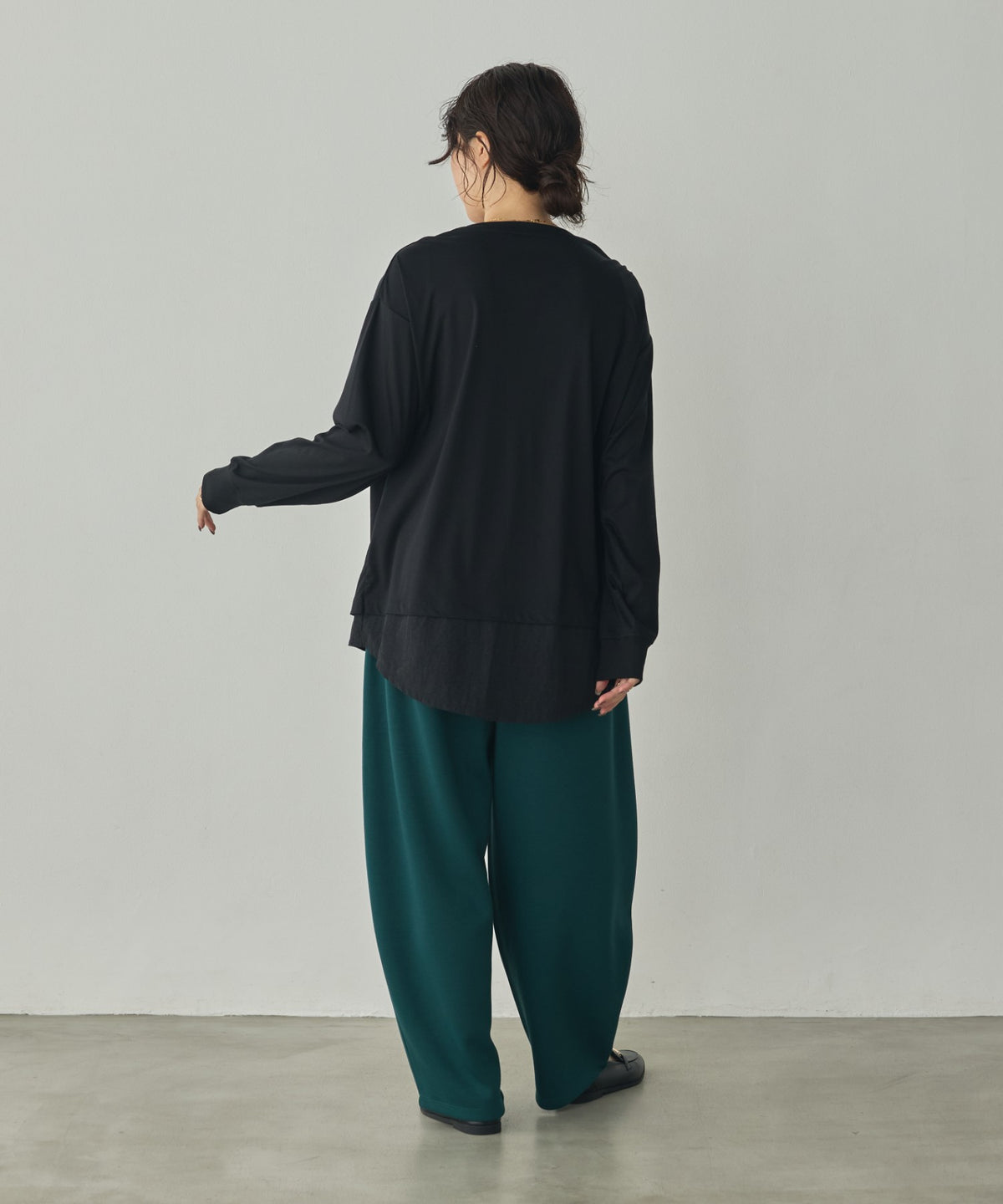 BONDED TRENCH COATSHIRT-STYLE LAYERED TOPS