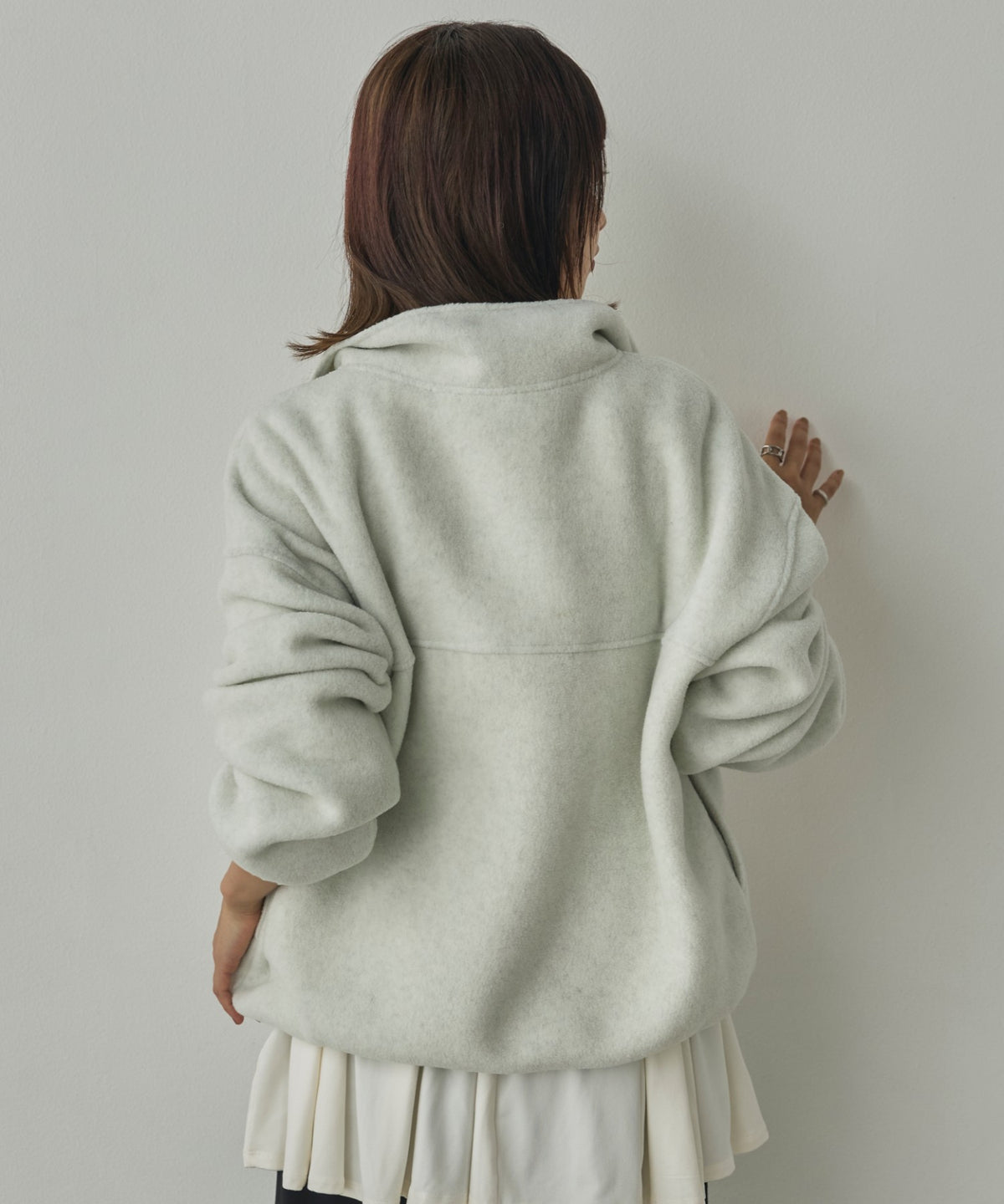 BOUCLÉ-CUT ANORAK TOPS