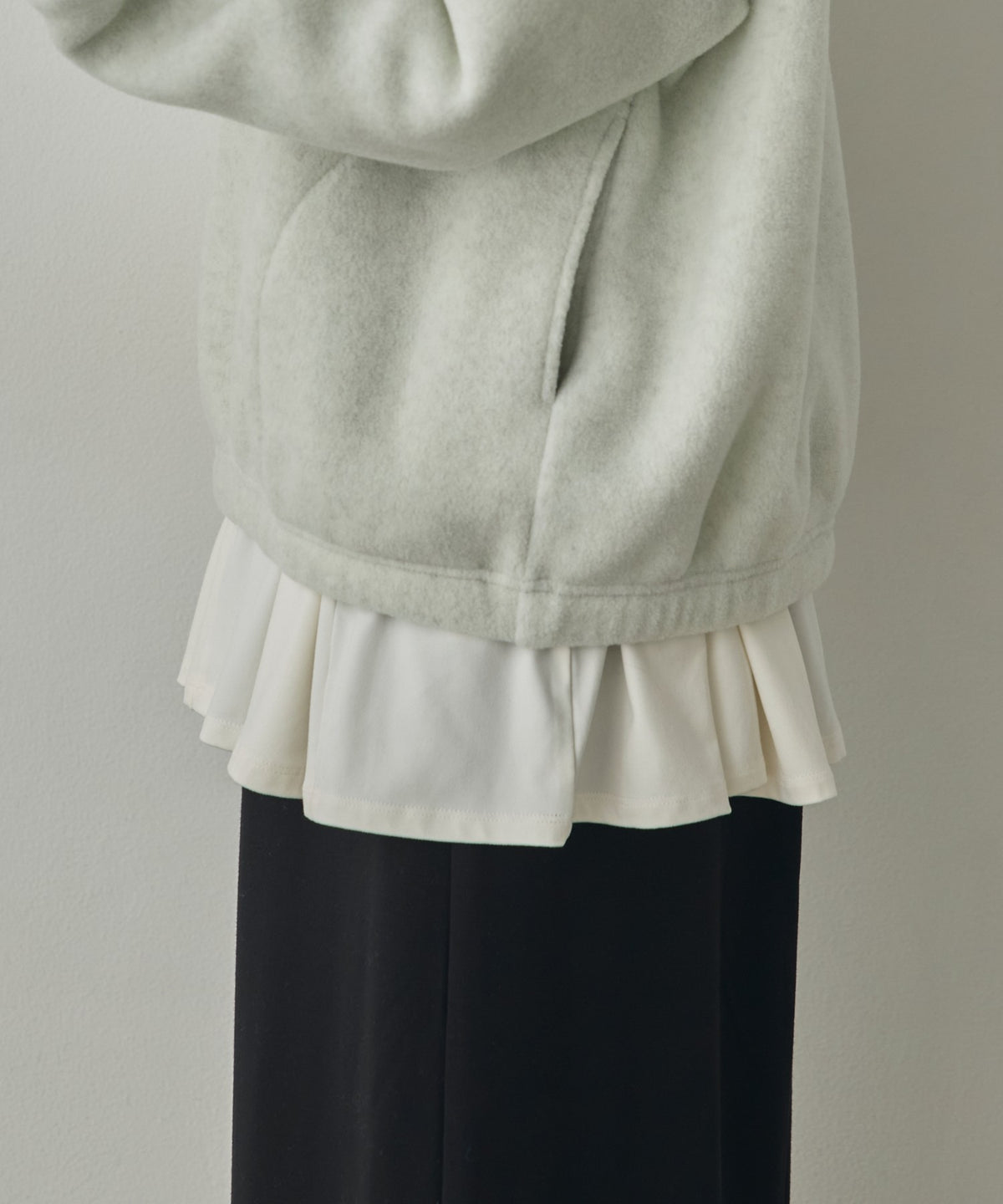 BOUCLÉ-CUT ANORAK TOPS