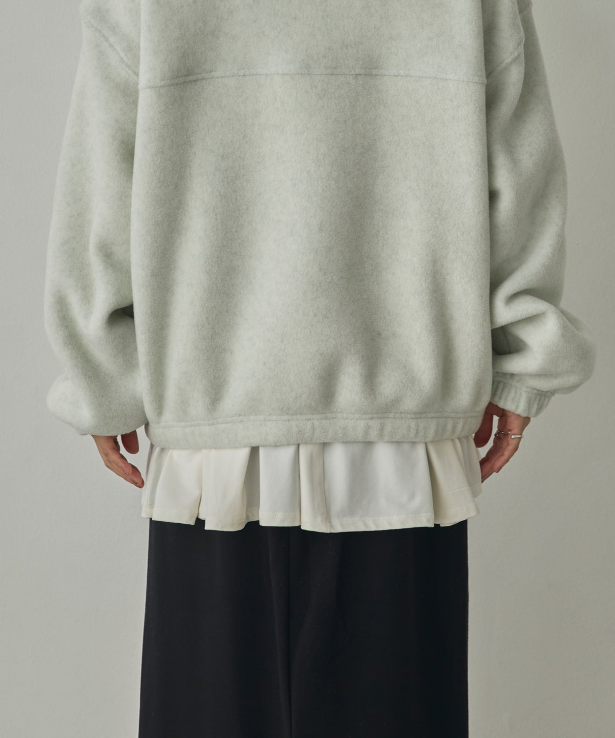 BOUCLÉ-CUT ANORAK TOPS