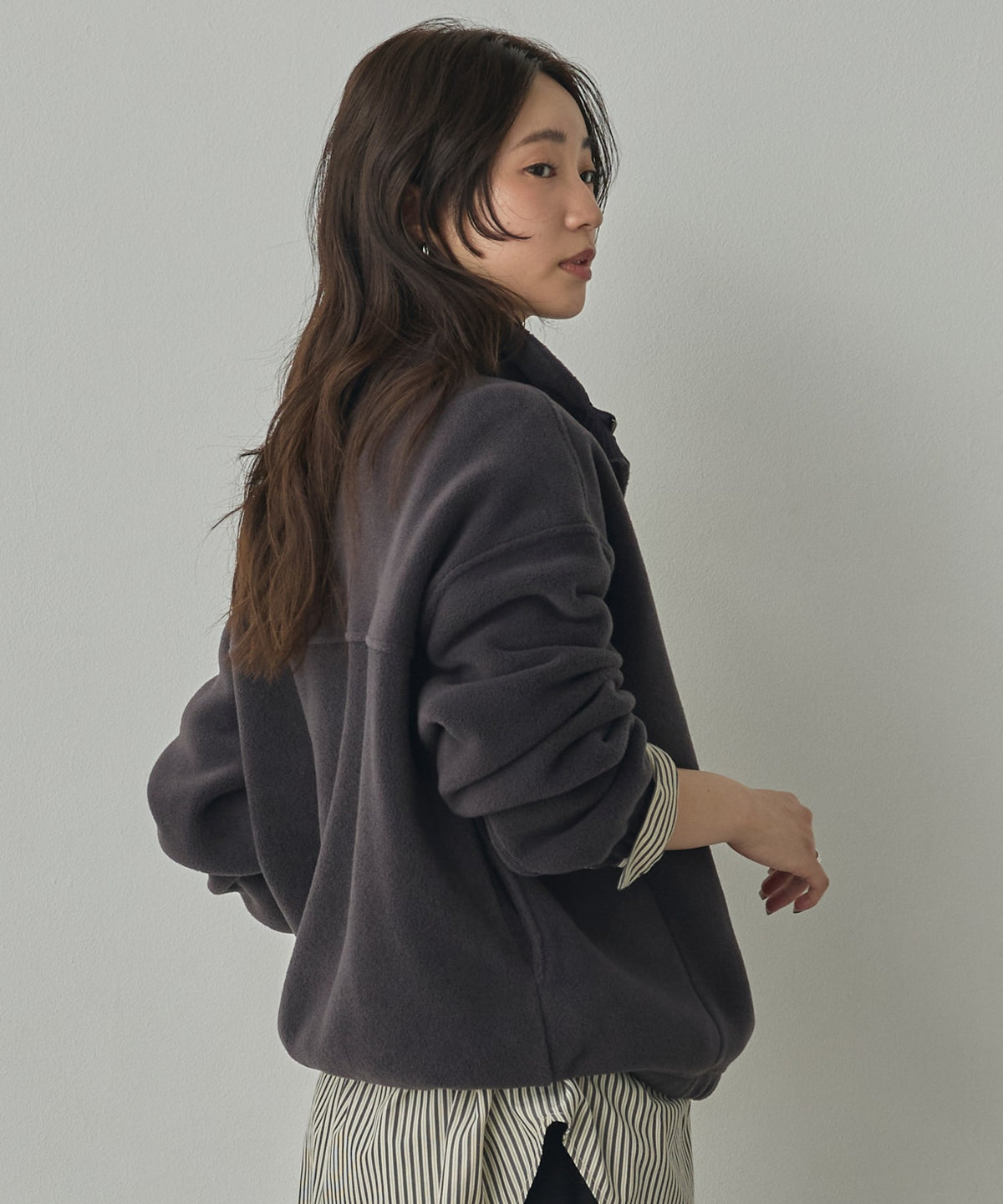 BOUCLÉ-CUT ANORAK TOPS