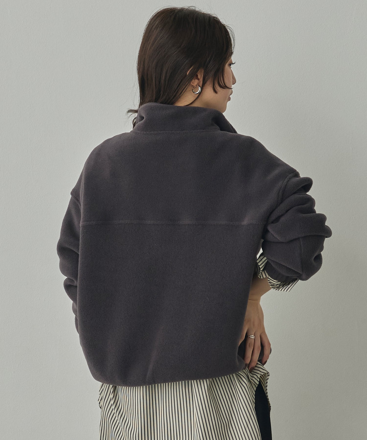 BOUCLÉ-CUT ANORAK TOPS