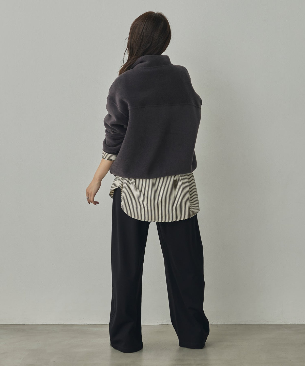 BOUCLÉ-CUT ANORAK TOPS