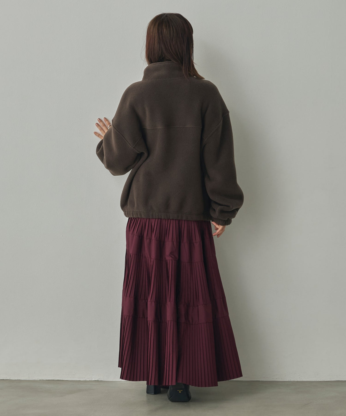 BOUCLÉ-CUT ANORAK TOPS
