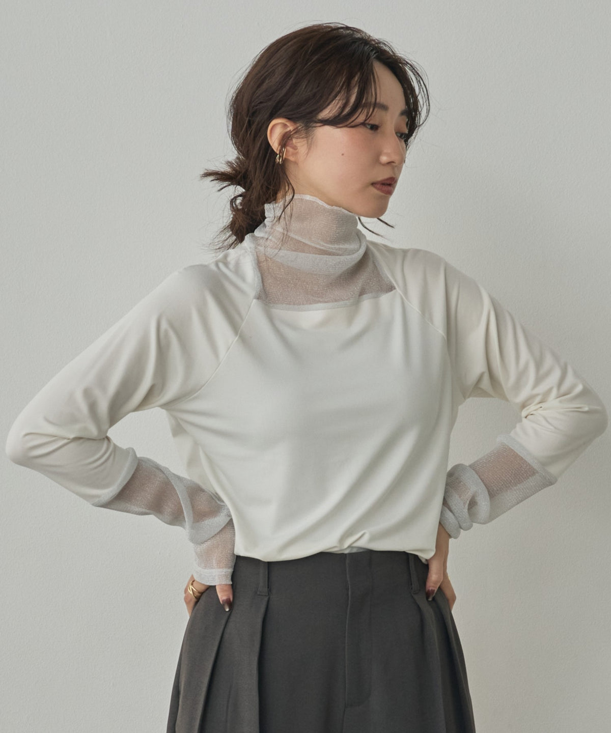 SOFT AND STRETCHY CUT-AND-SEW POWER-NET TOPS