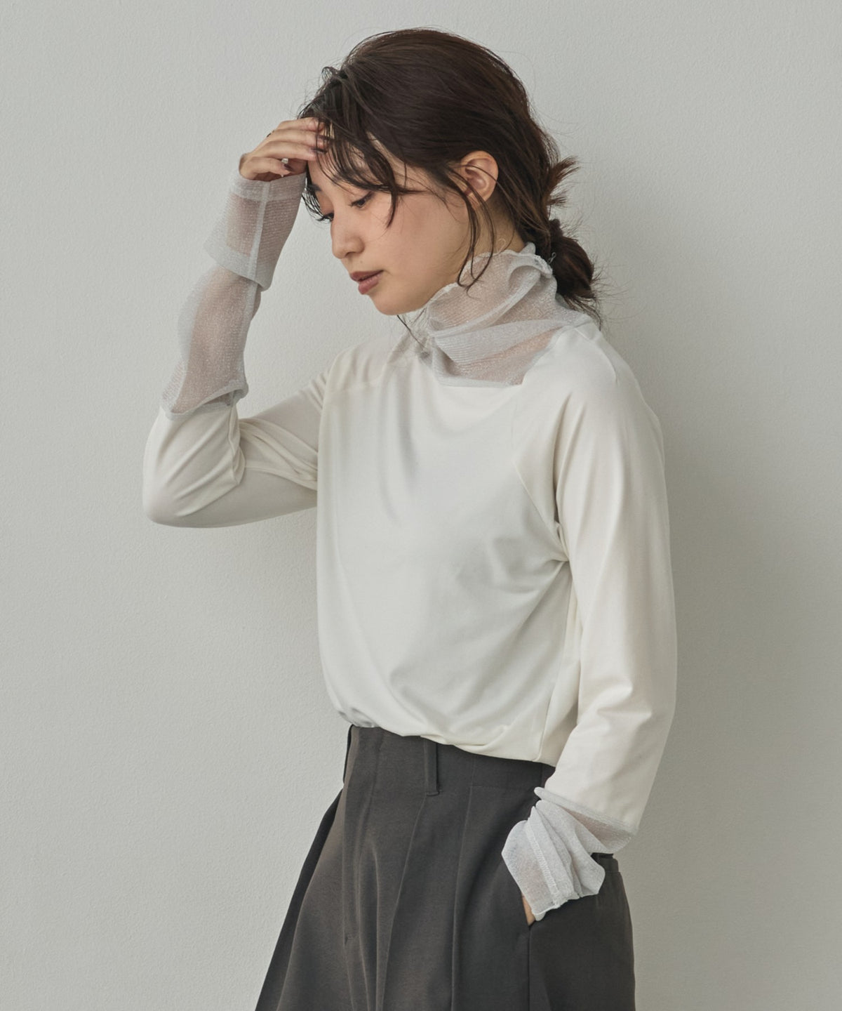 SOFT AND STRETCHY CUT-AND-SEW POWER-NET TOPS