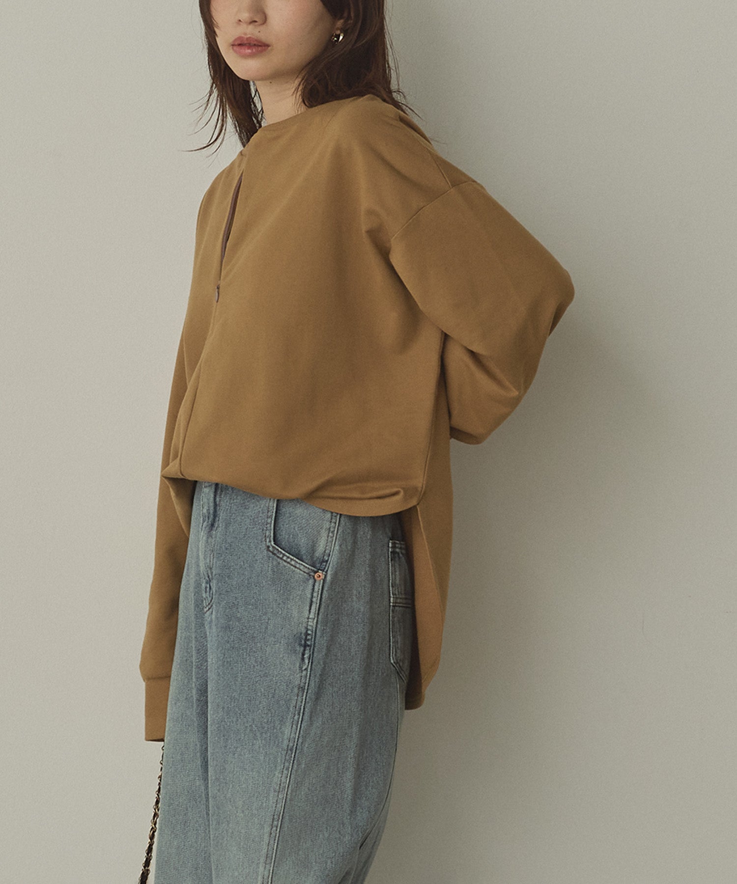 【WEB限定/別注】2WAY ハーフジップスウェット