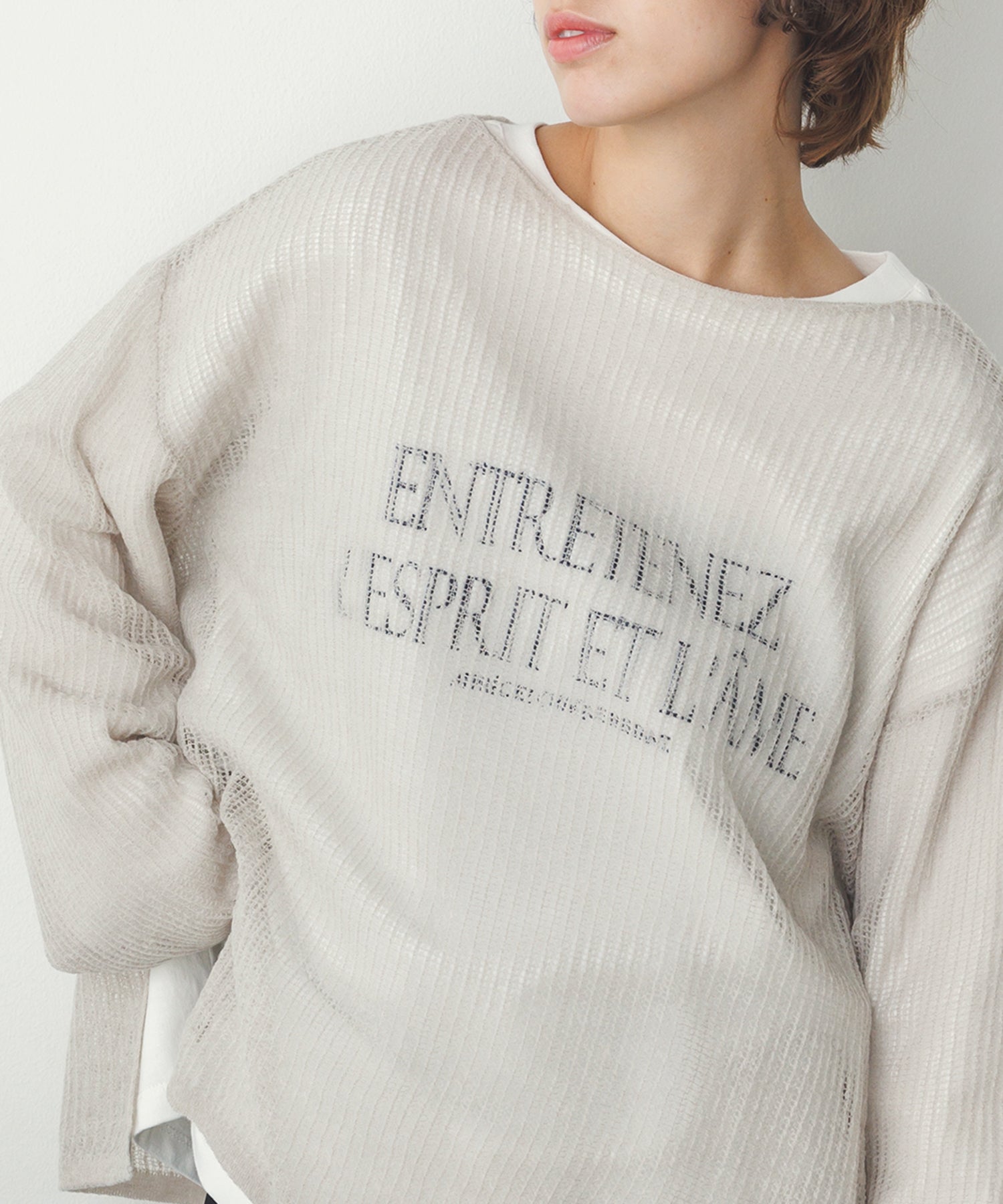 シアー モヘアニット