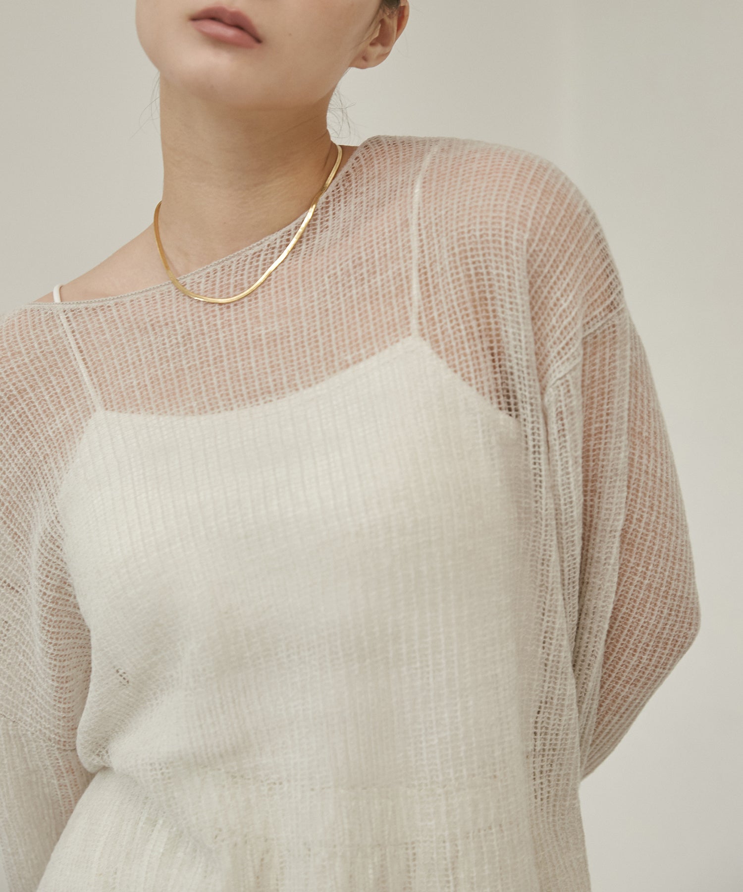 シアー モヘアニット