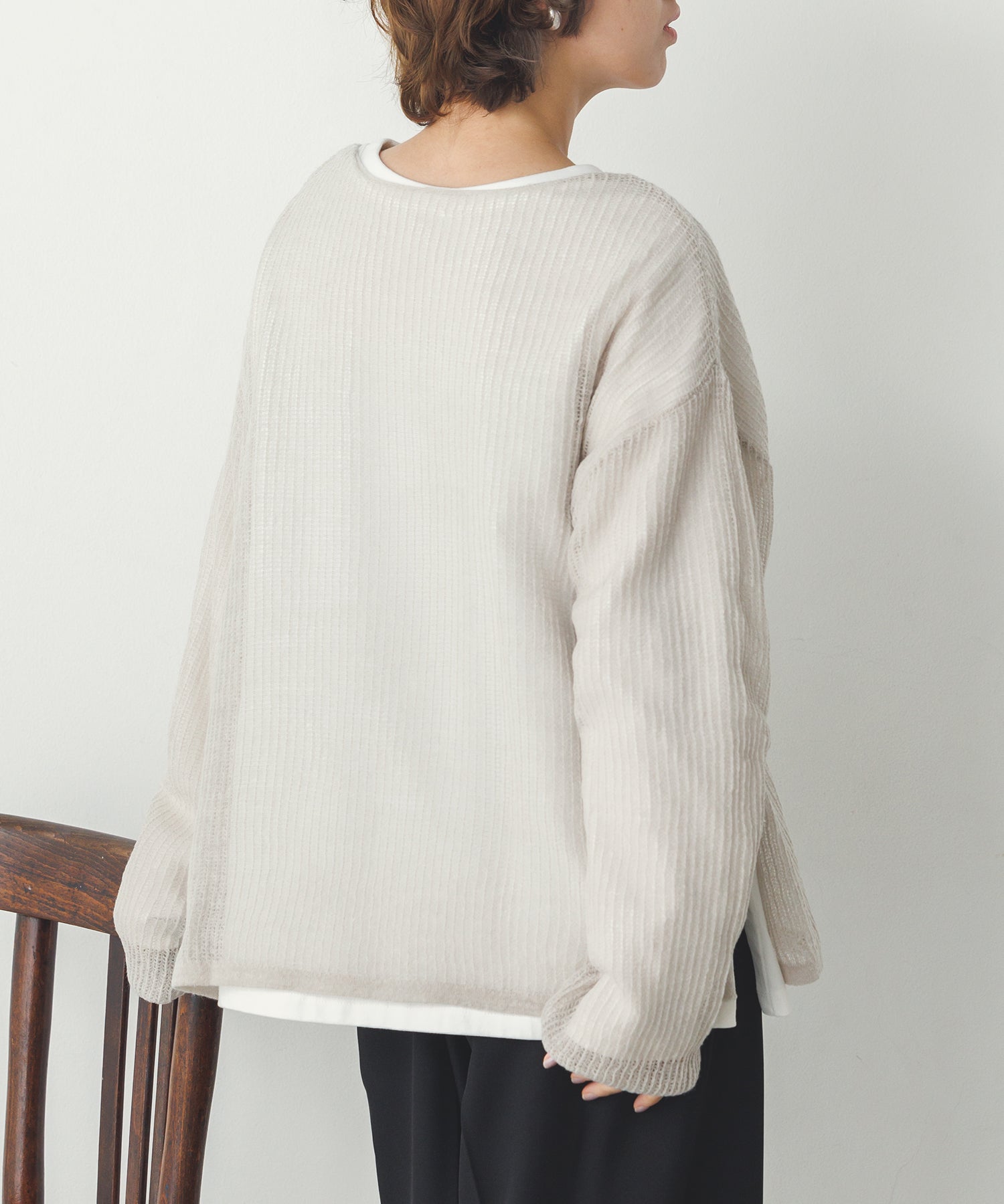 シアー モヘアニット