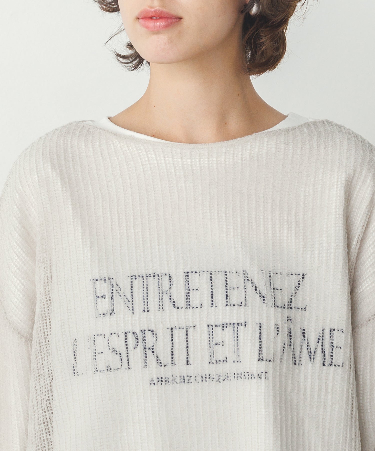 シアー モヘアニット