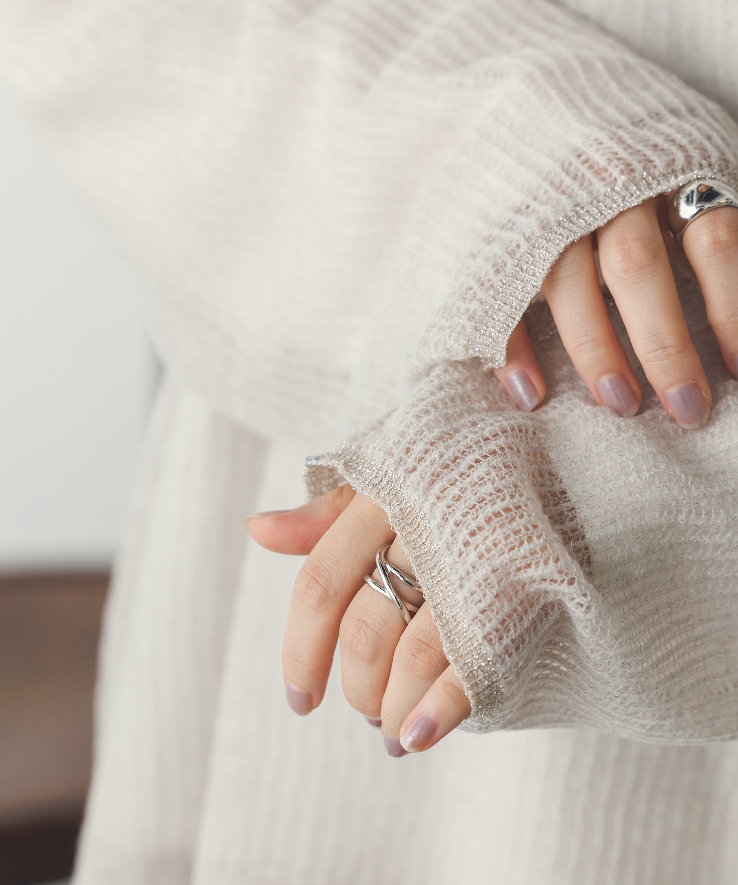 シアー モヘアニット