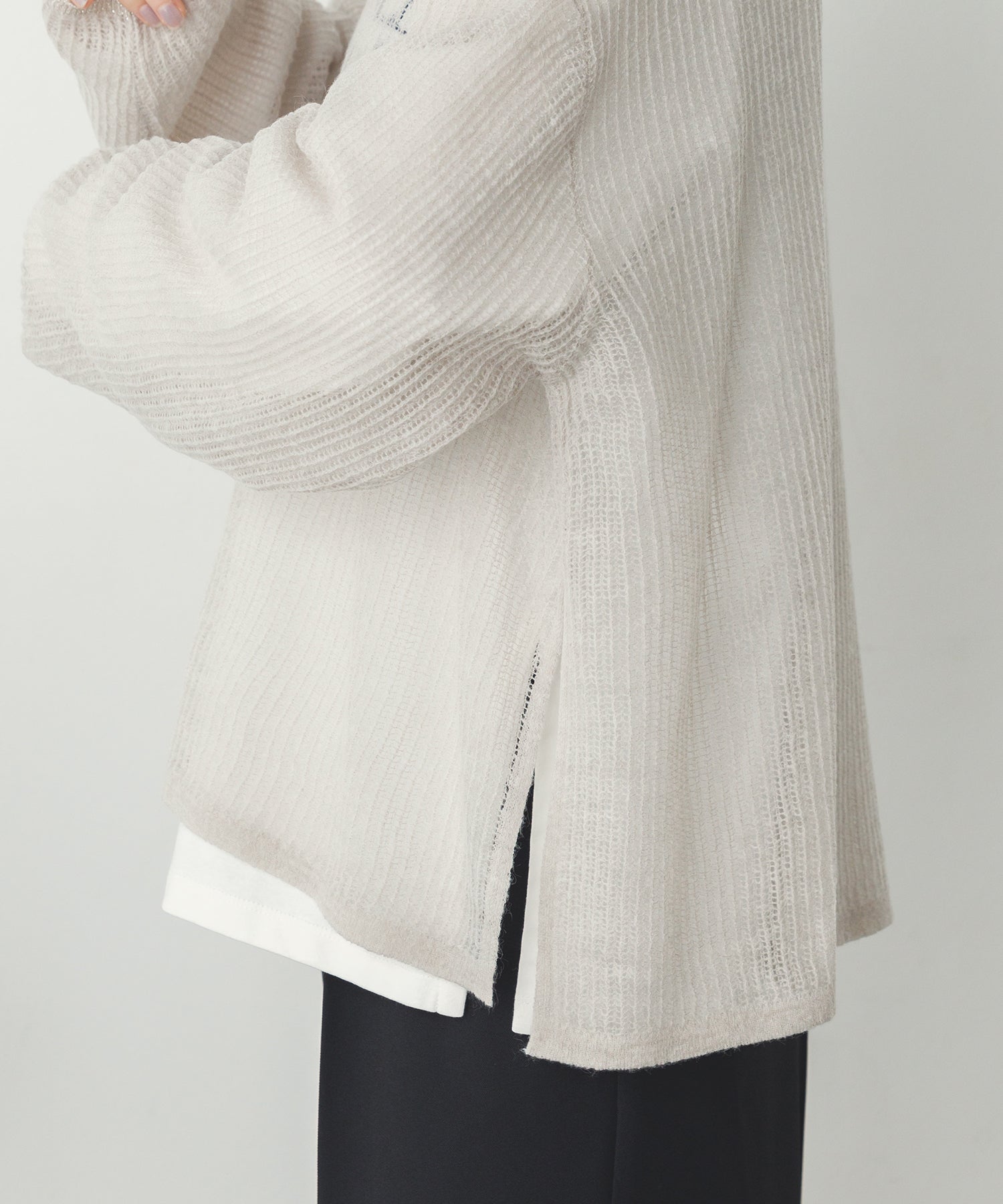 シアー モヘアニット