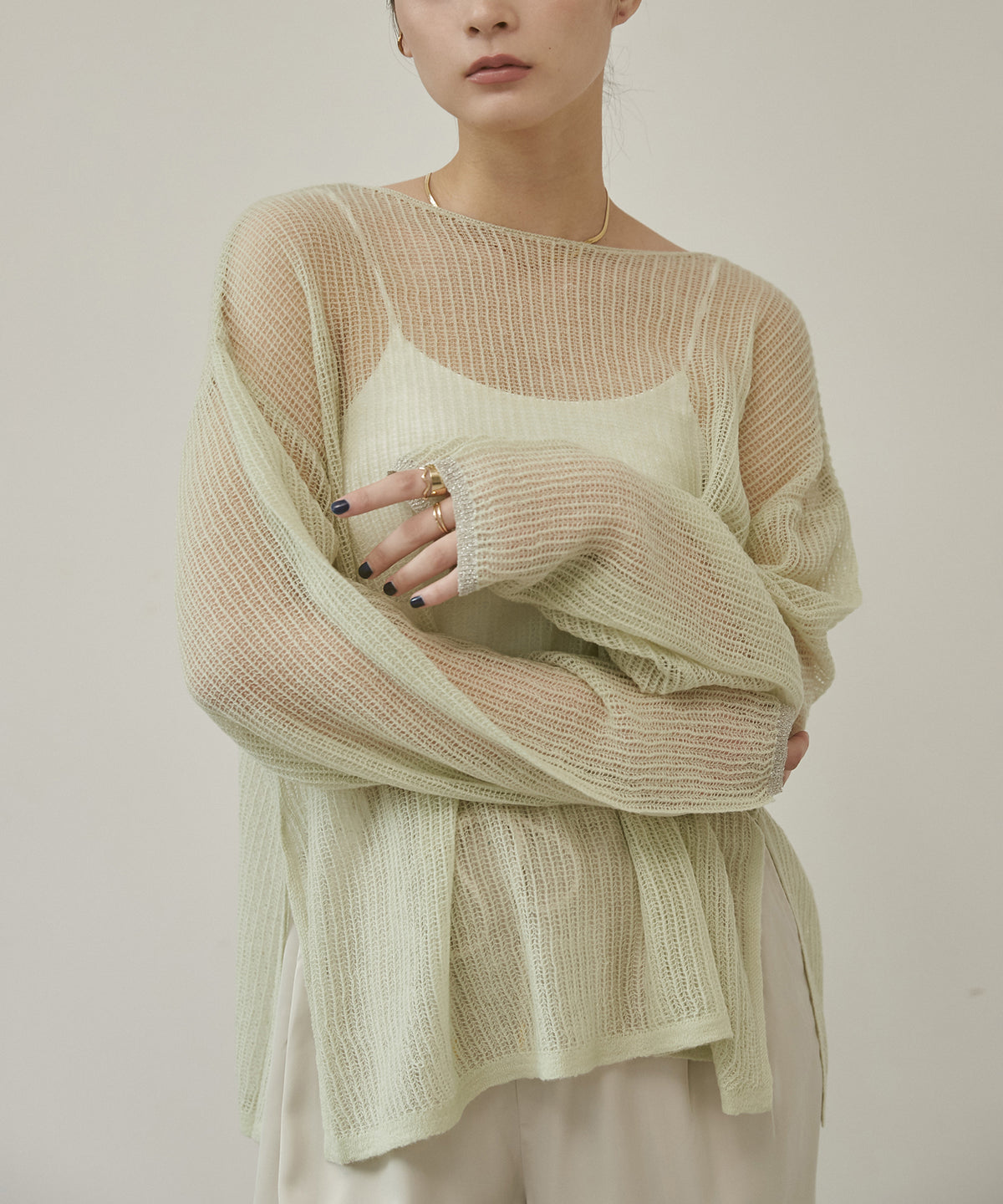 SHEER MOHAIR KNIT