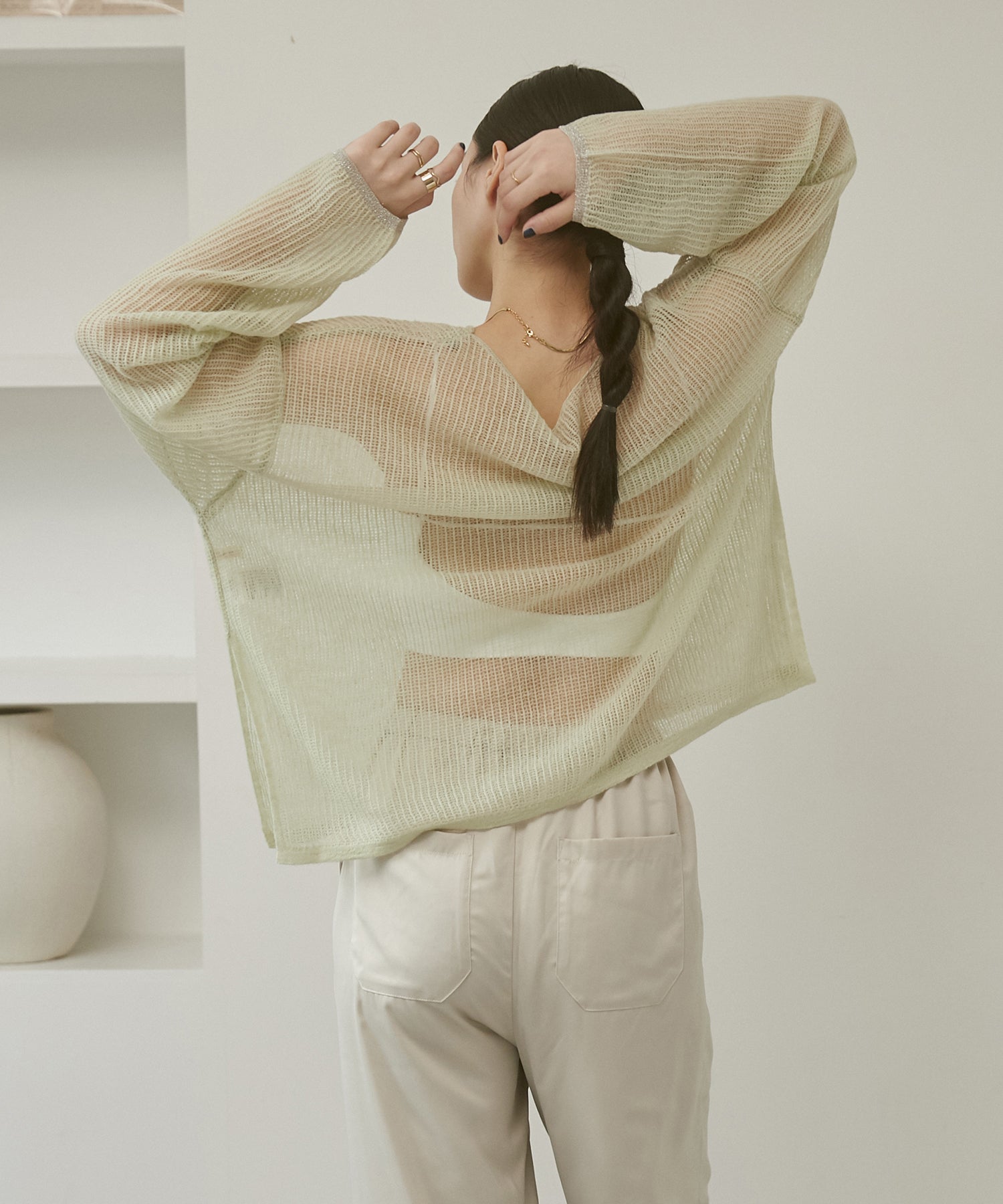 シアー モヘアニット