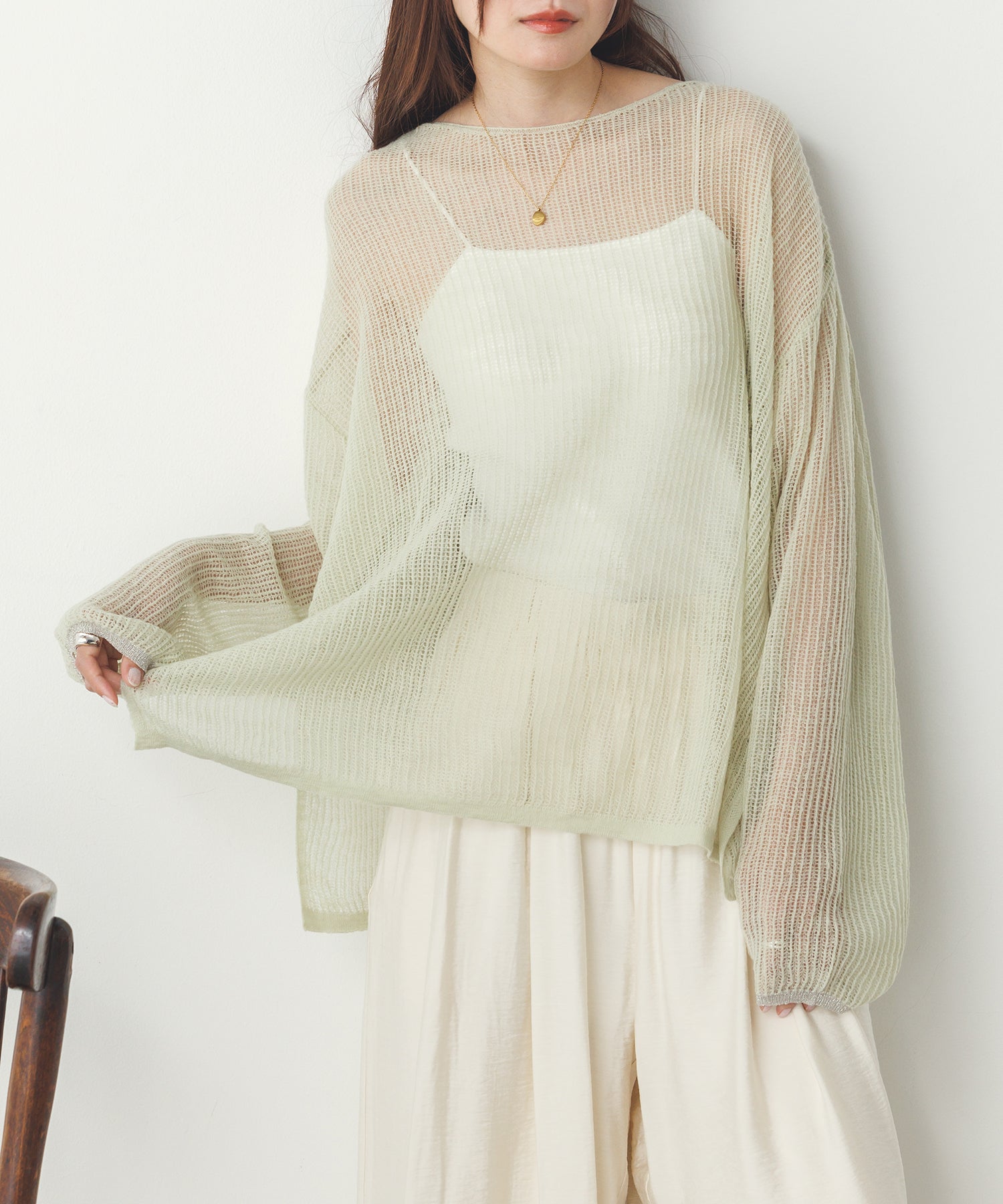 シアー モヘアニット