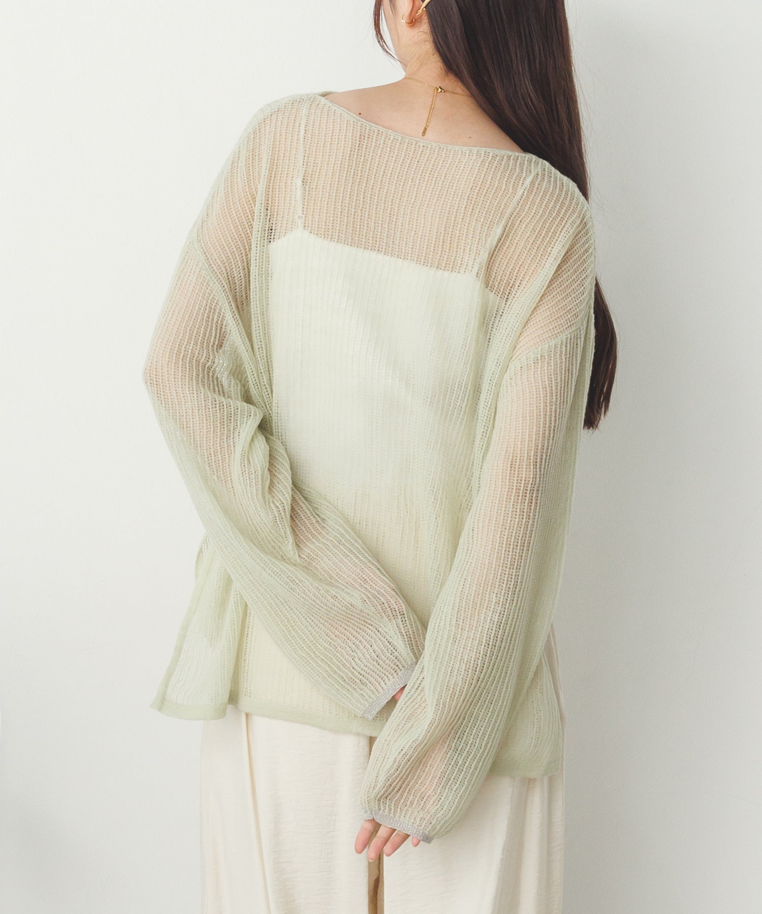 シアー モヘアニット