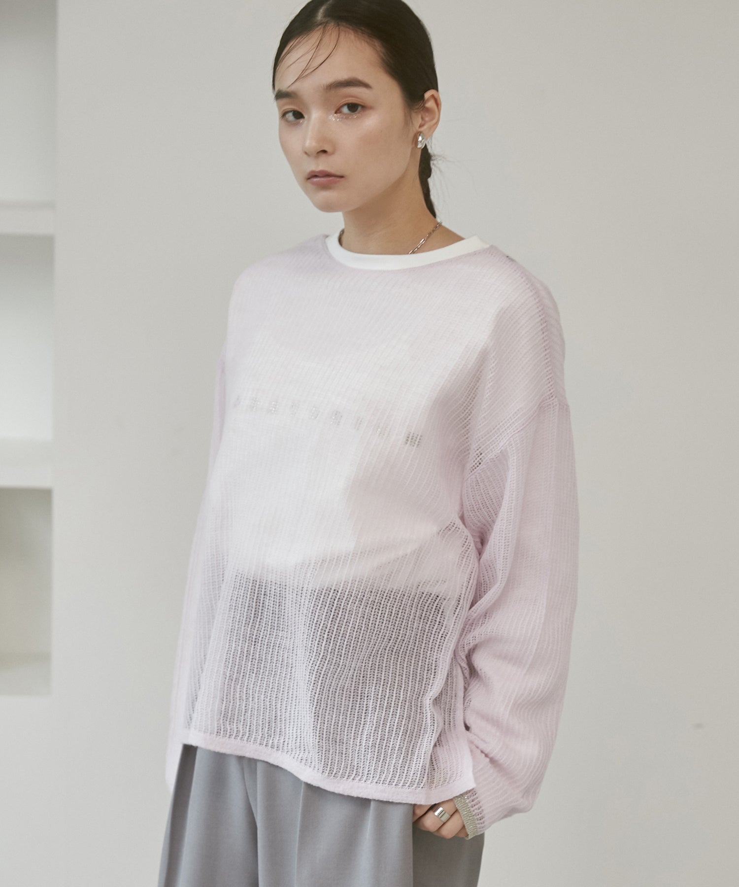 シアー モヘアニット