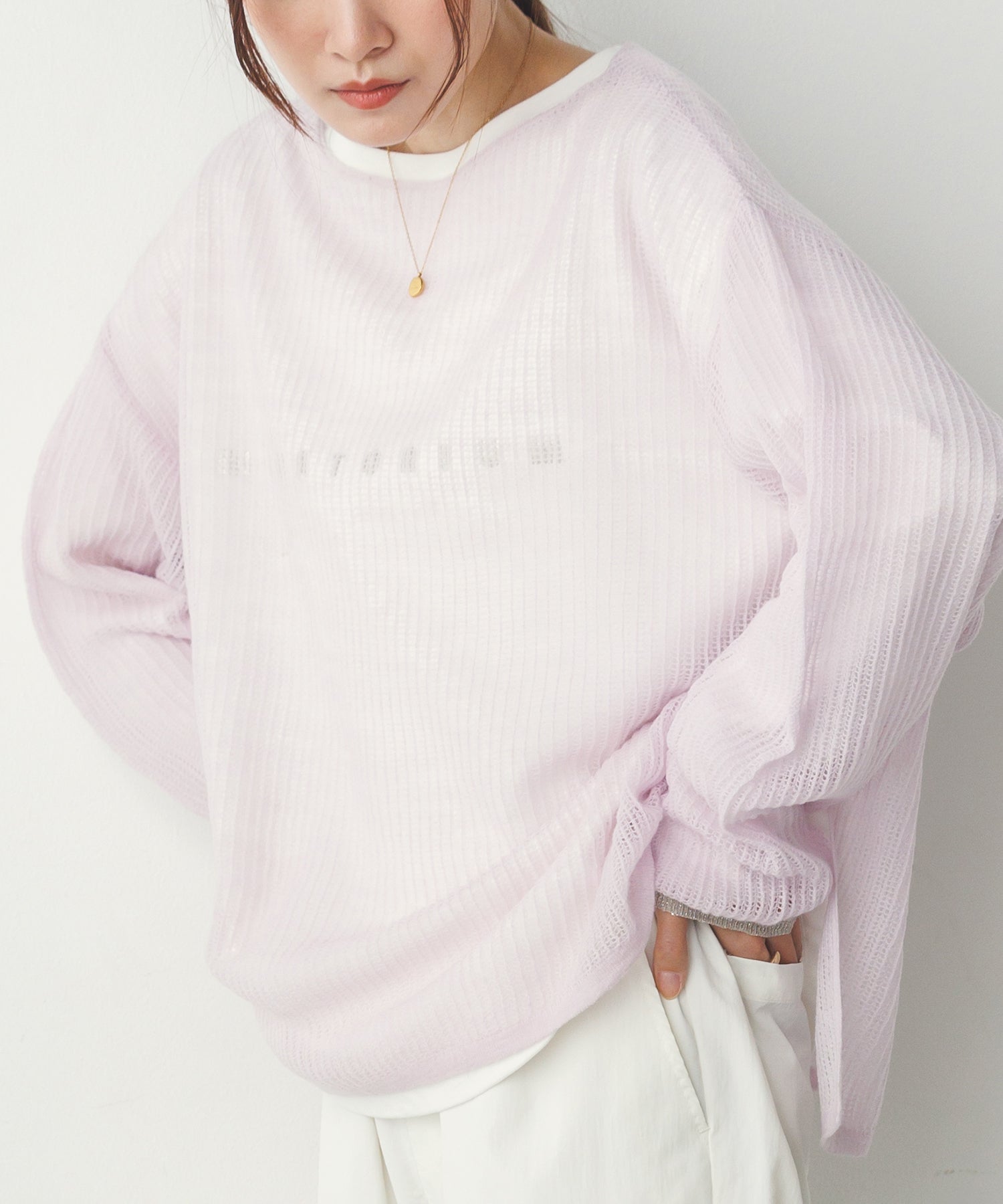 シアー モヘアニット