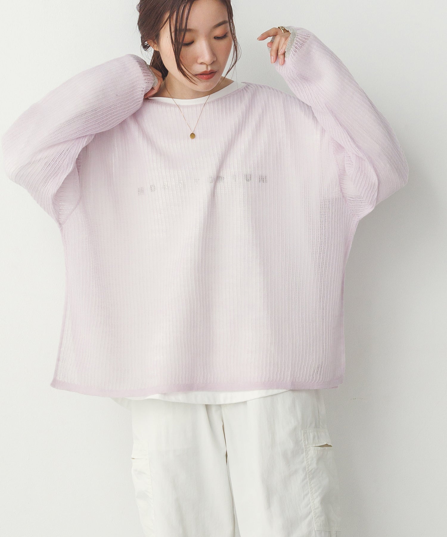 シアー モヘアニット