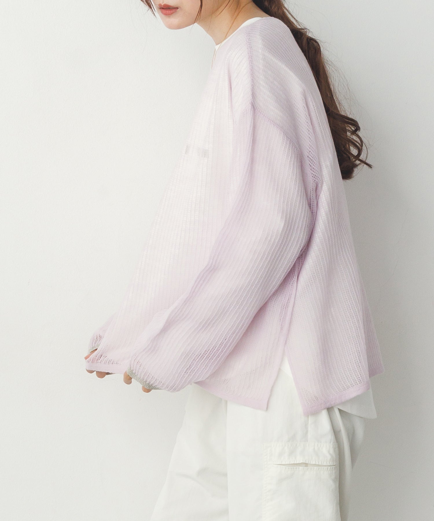 シアー モヘアニット