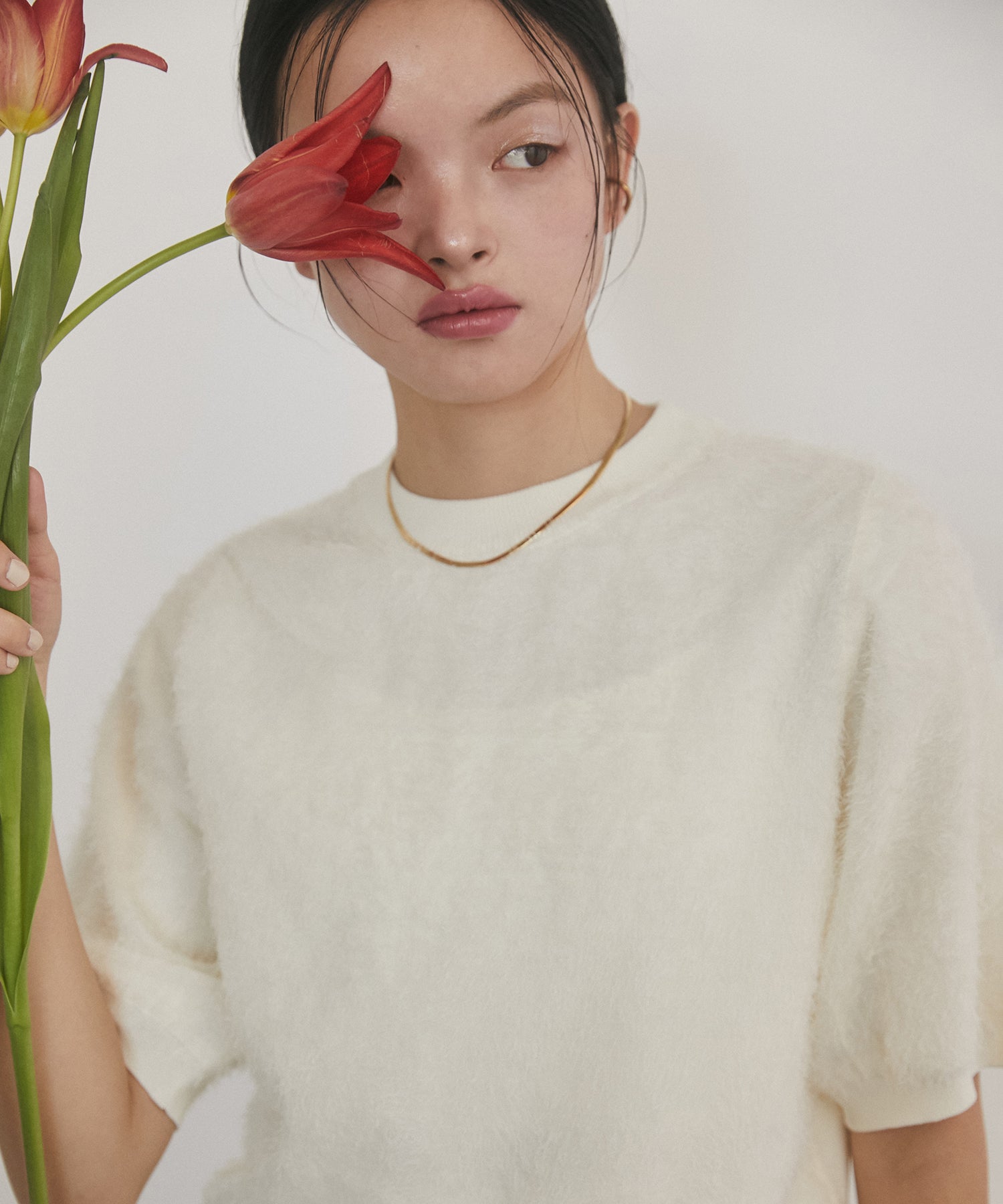 JACQUARD SHEER KNIT