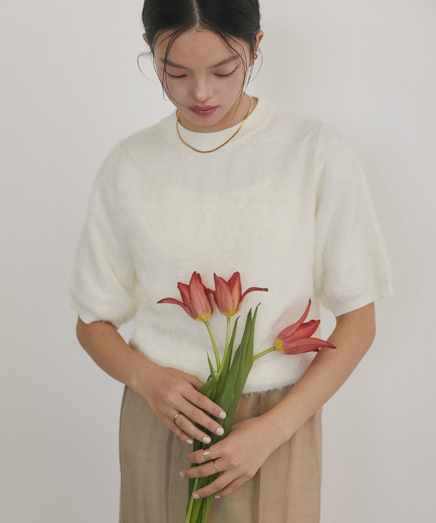 JACQUARD SHEER KNIT