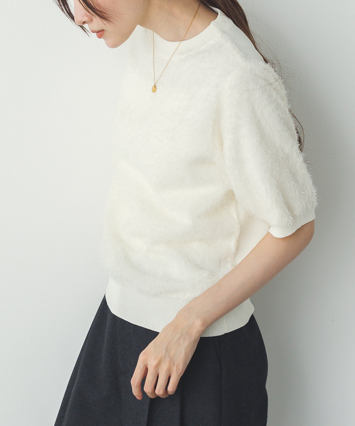JACQUARD SHEER KNIT