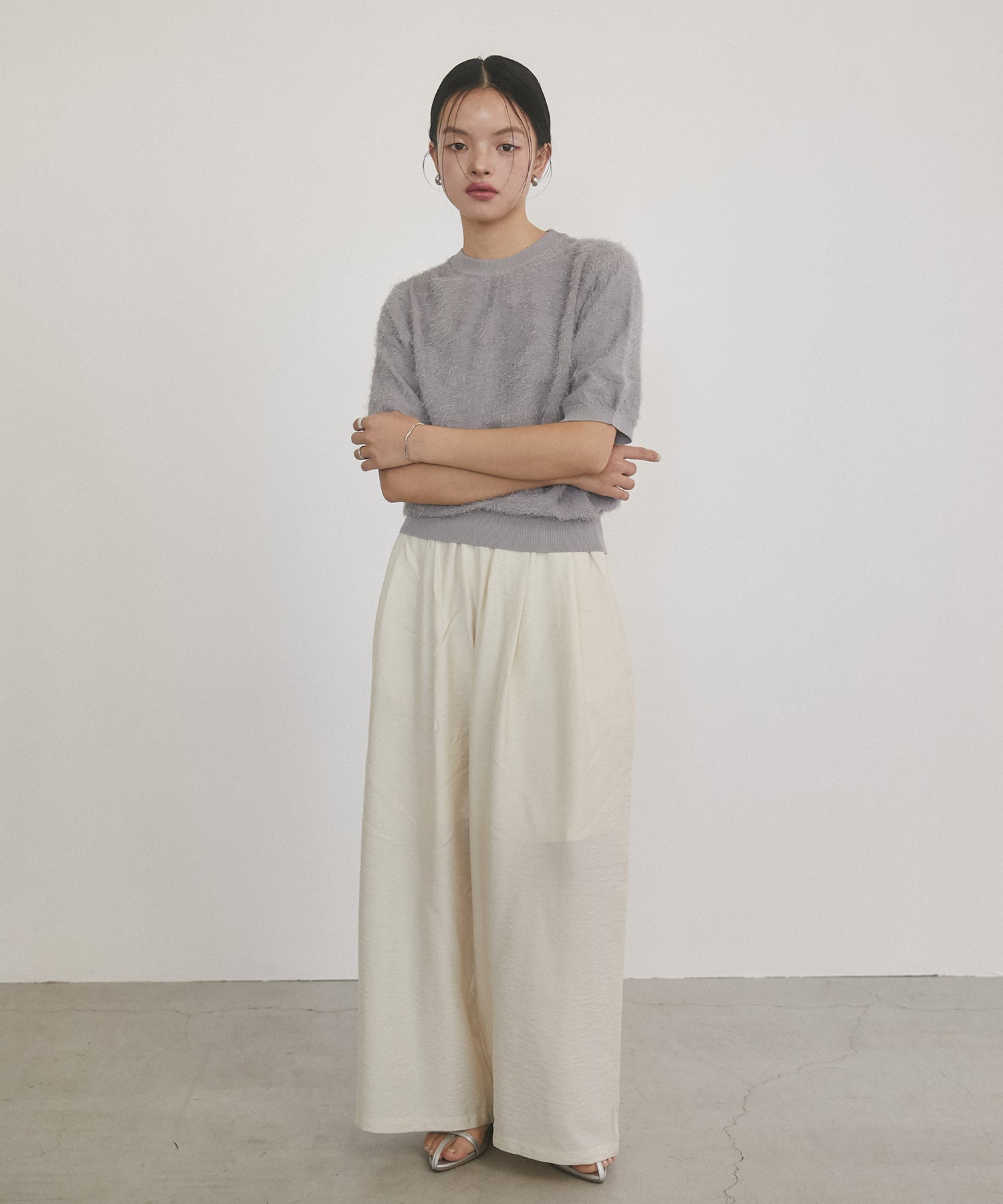 JACQUARD SHEER KNIT