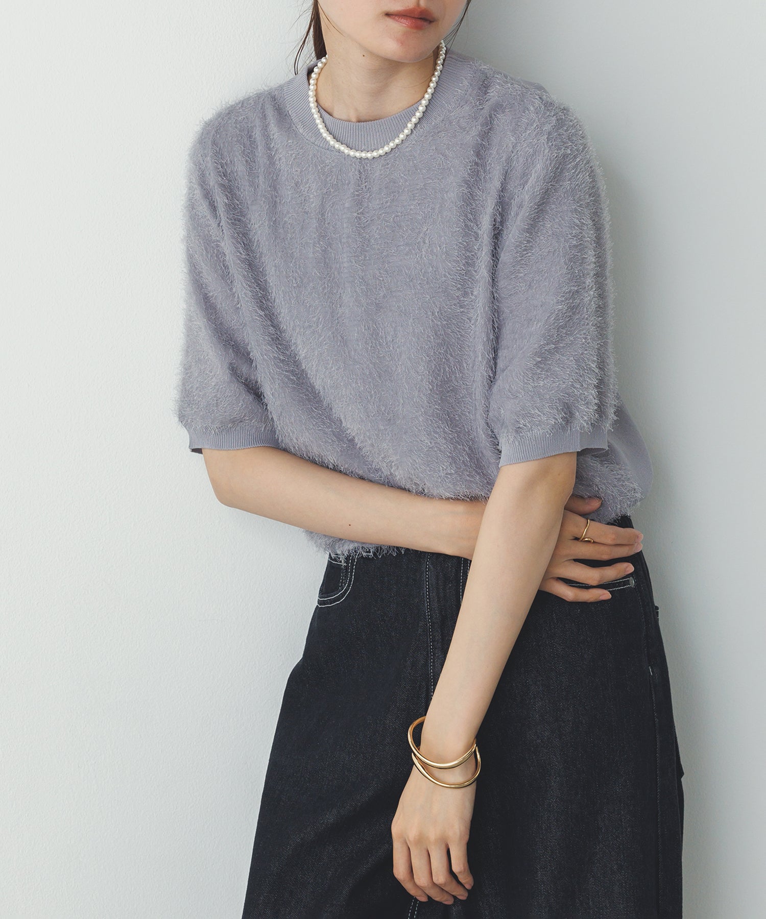 JACQUARD SHEER KNIT