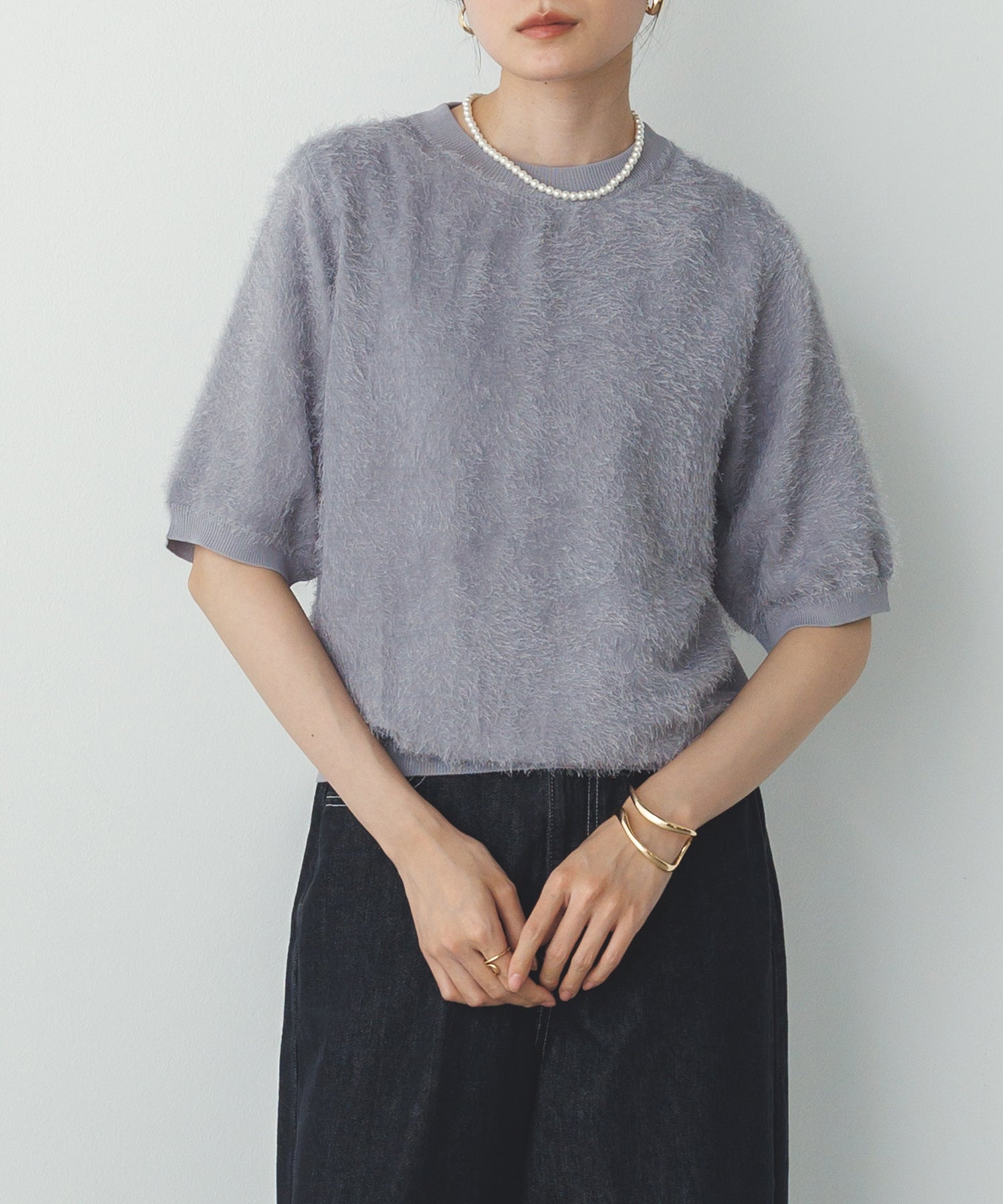 JACQUARD SHEER KNIT
