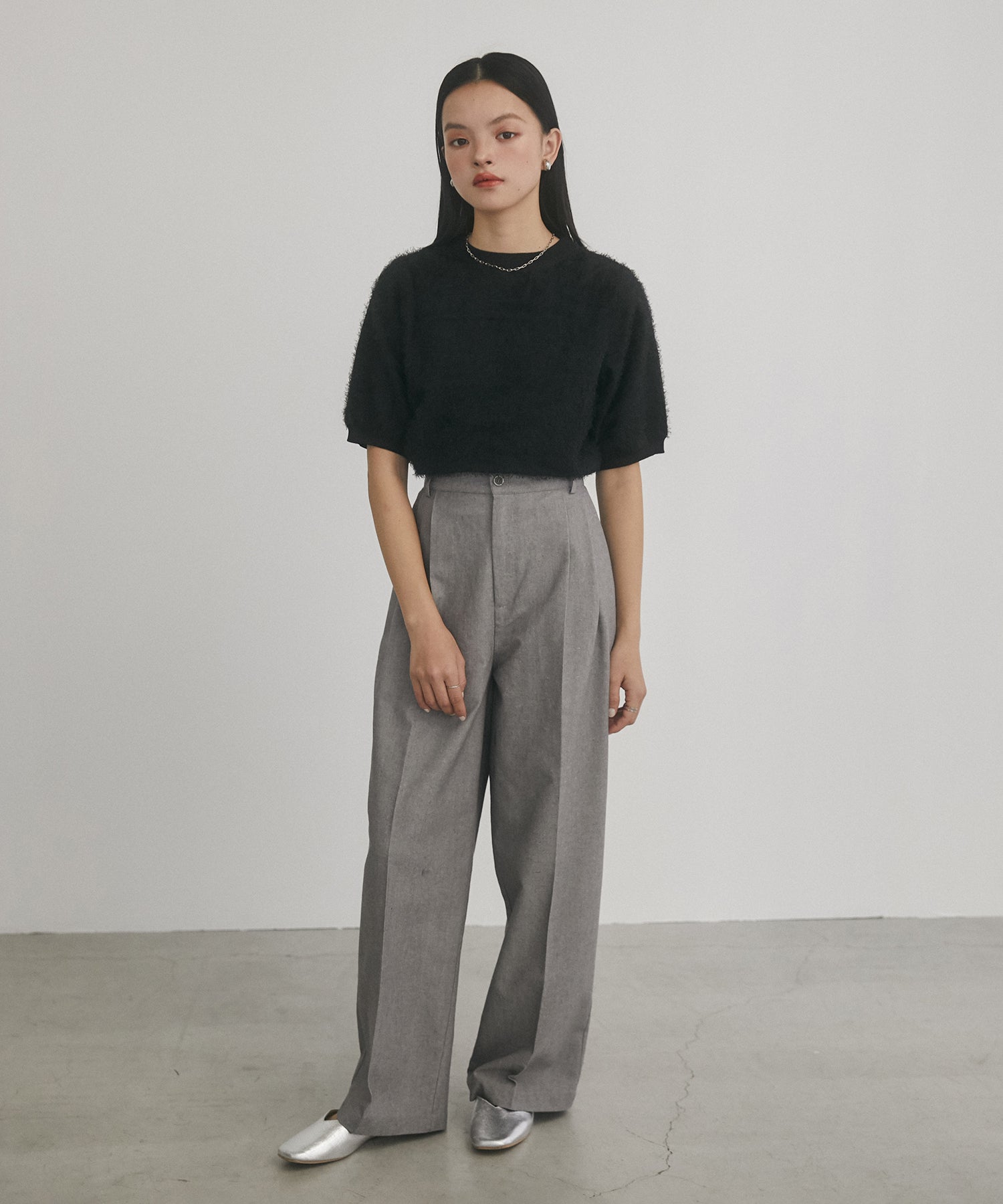 JACQUARD SHEER KNIT