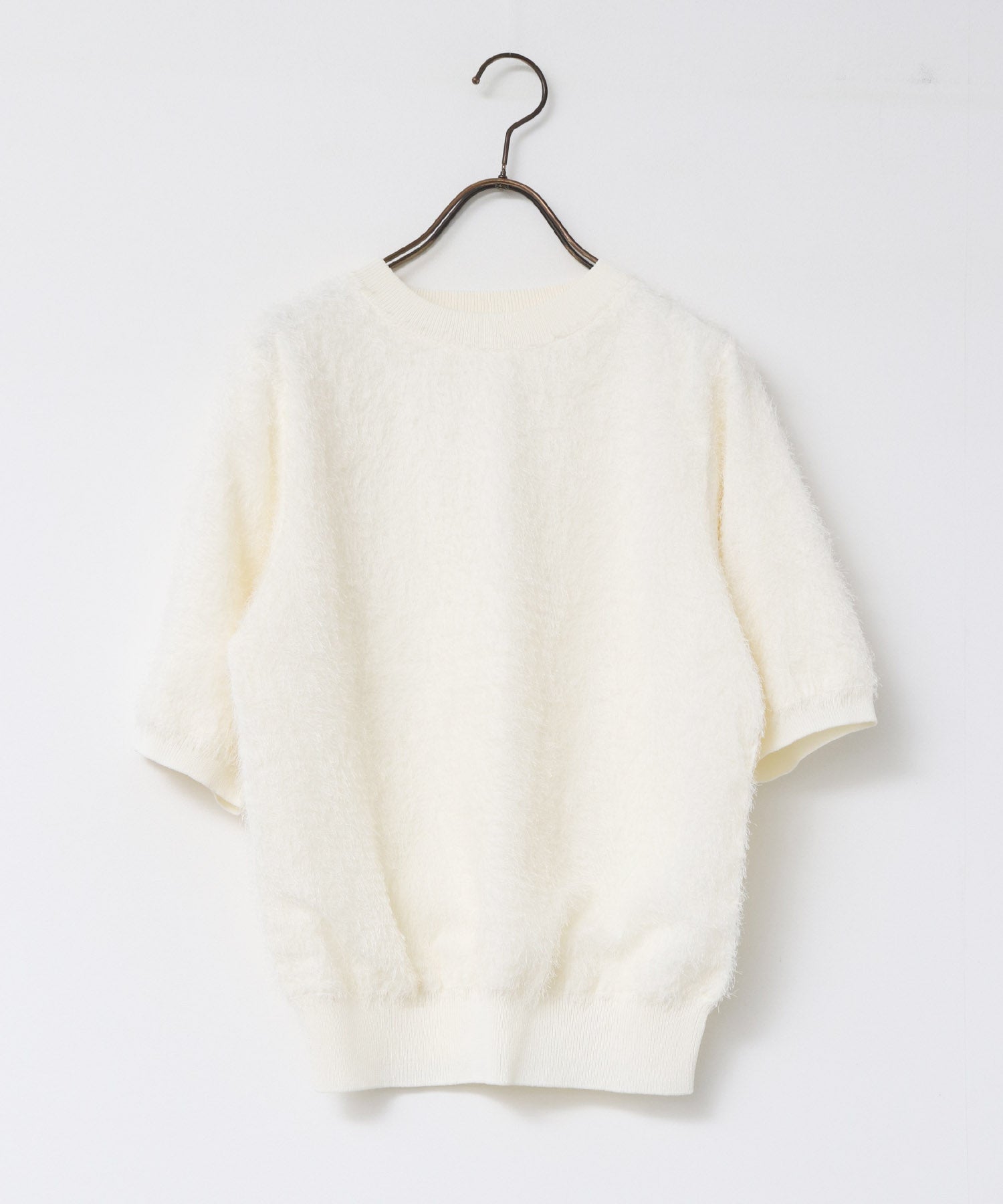 シアージャガード ハーフスリーブニット