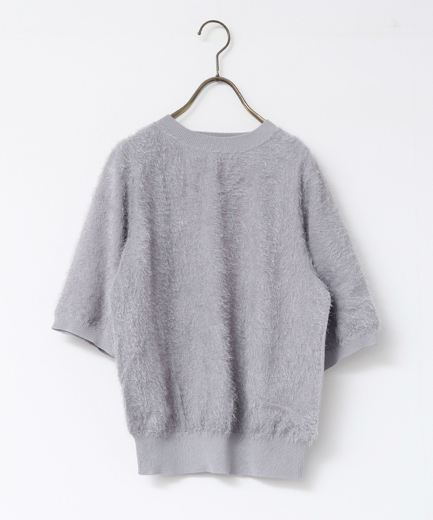 シアージャガード ハーフスリーブニット