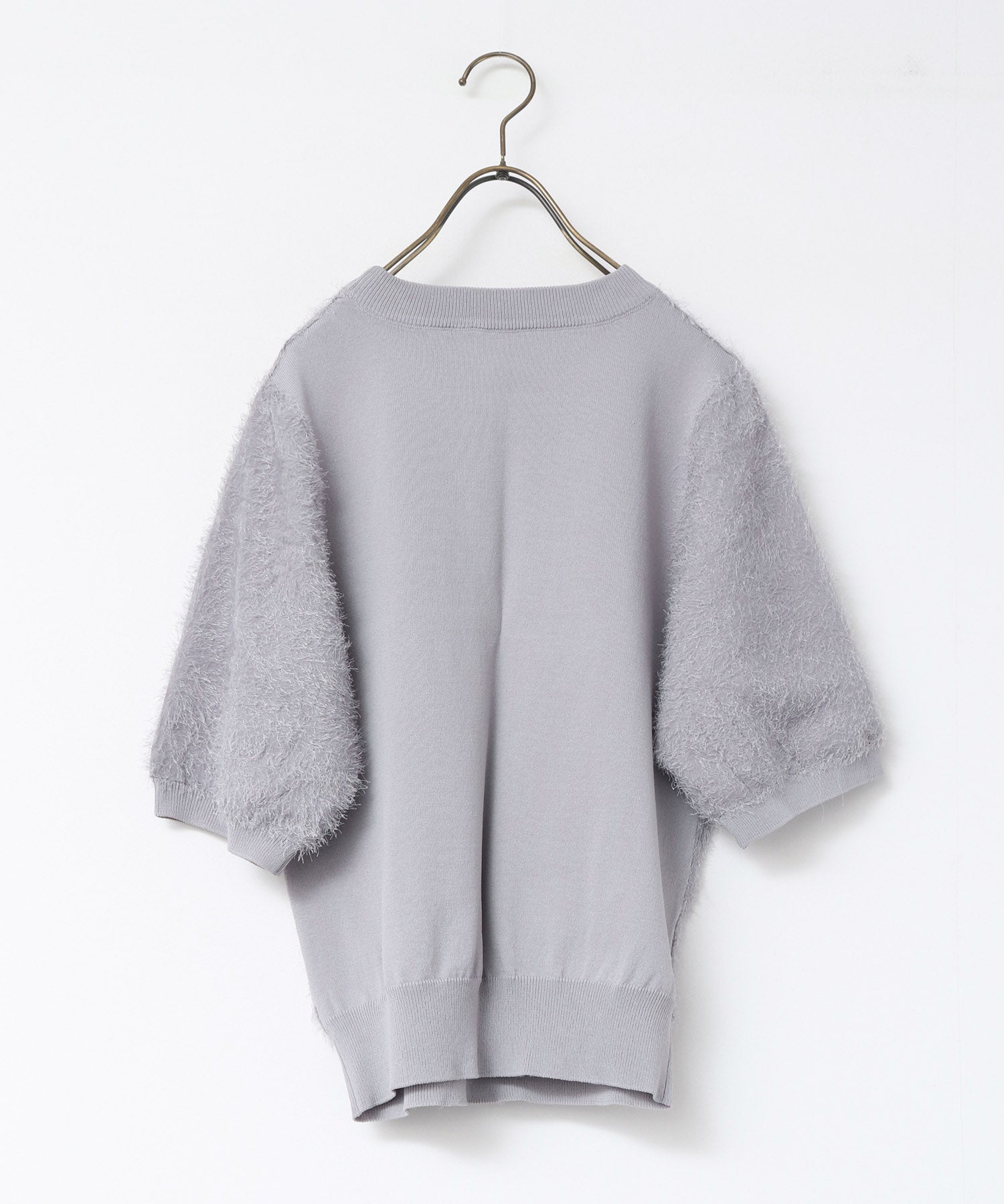 シアージャガード ハーフスリーブニット