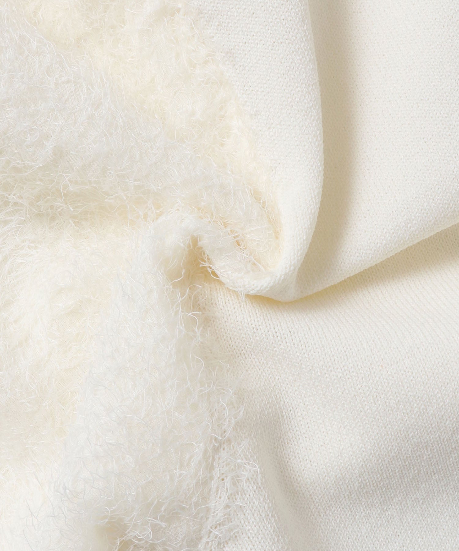 シアージャガード ハーフスリーブニット