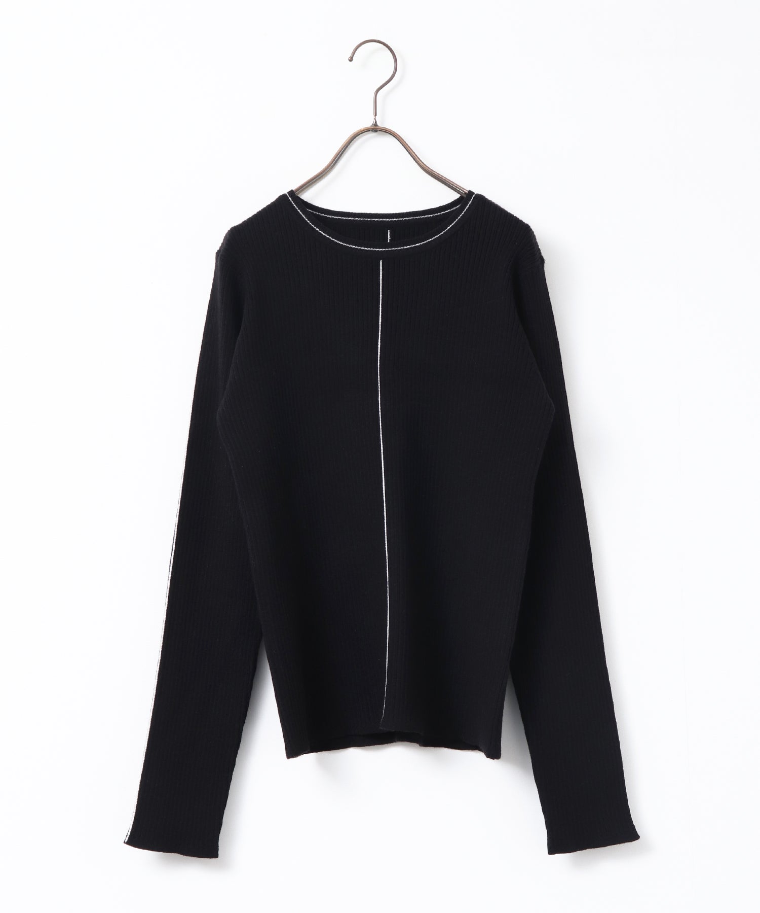 【静電気防止】やわもちヤーン ランダムリブニット