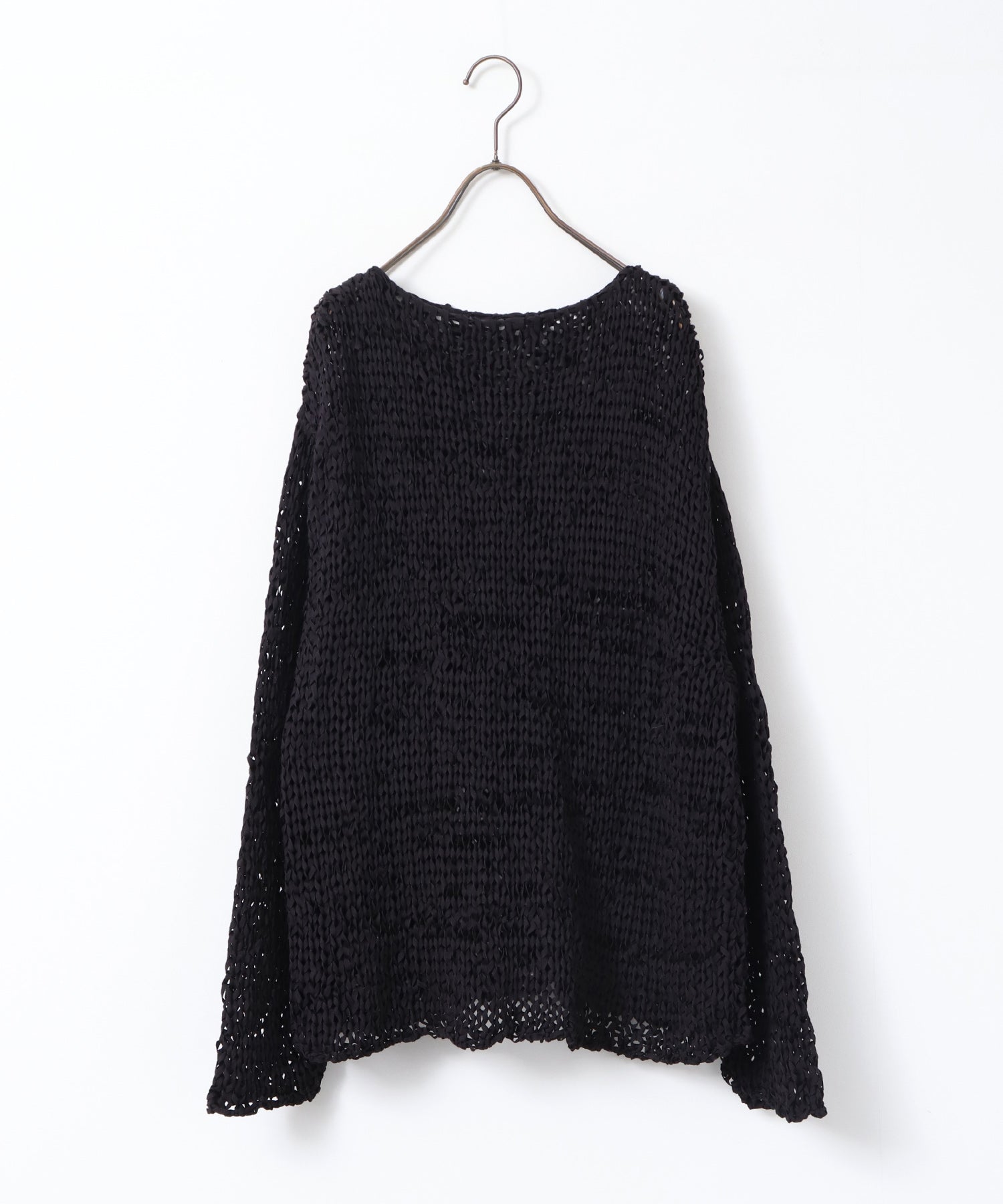 PAPER YARN OPENWORK KNIT