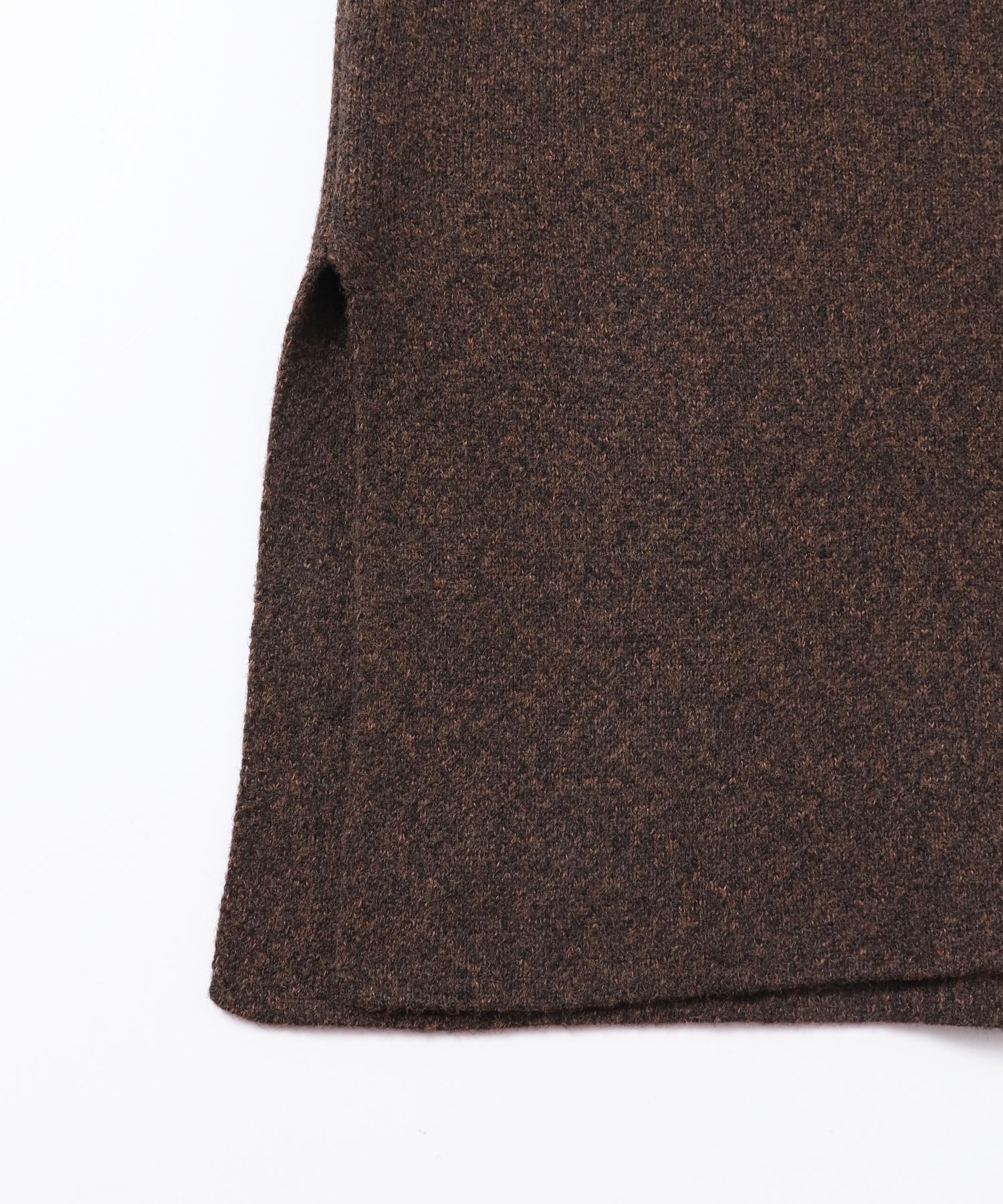 DOUBLE JACQUARD KNIT HOODIE