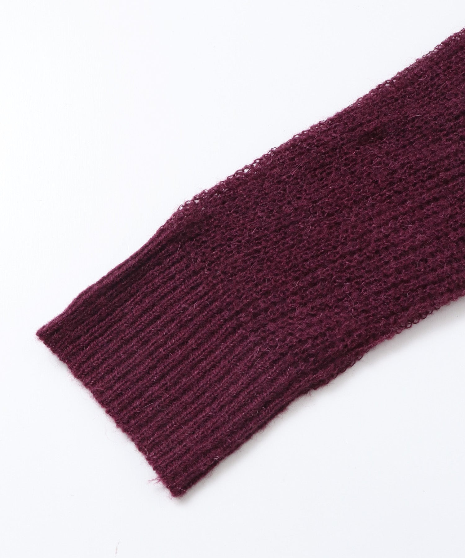 SHEER ALPACA LOGO KNIT