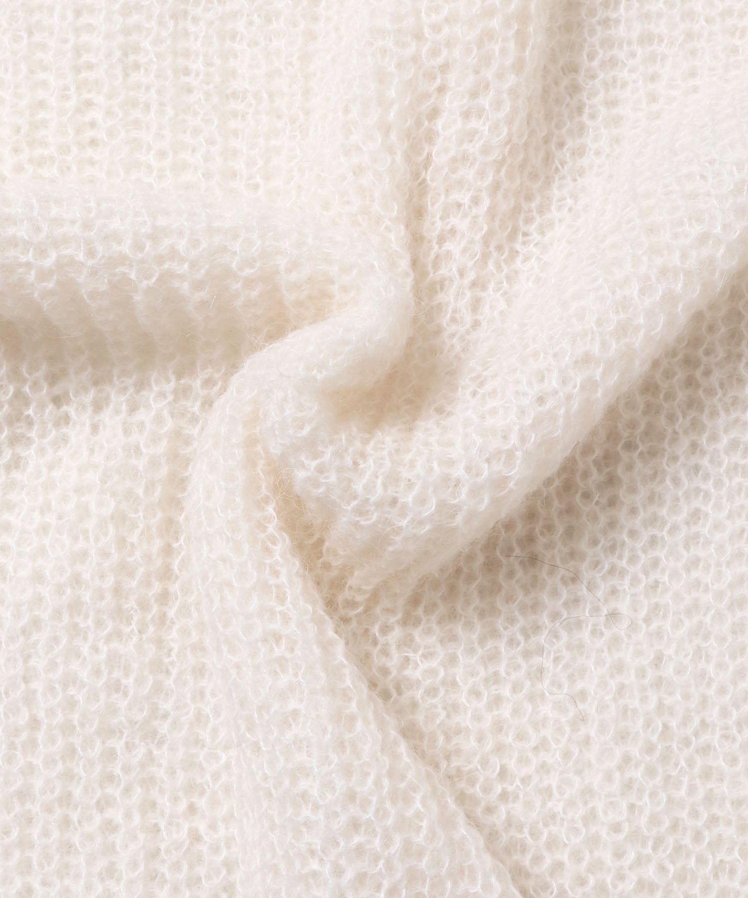 SHEER ALPACA LOGO KNIT
