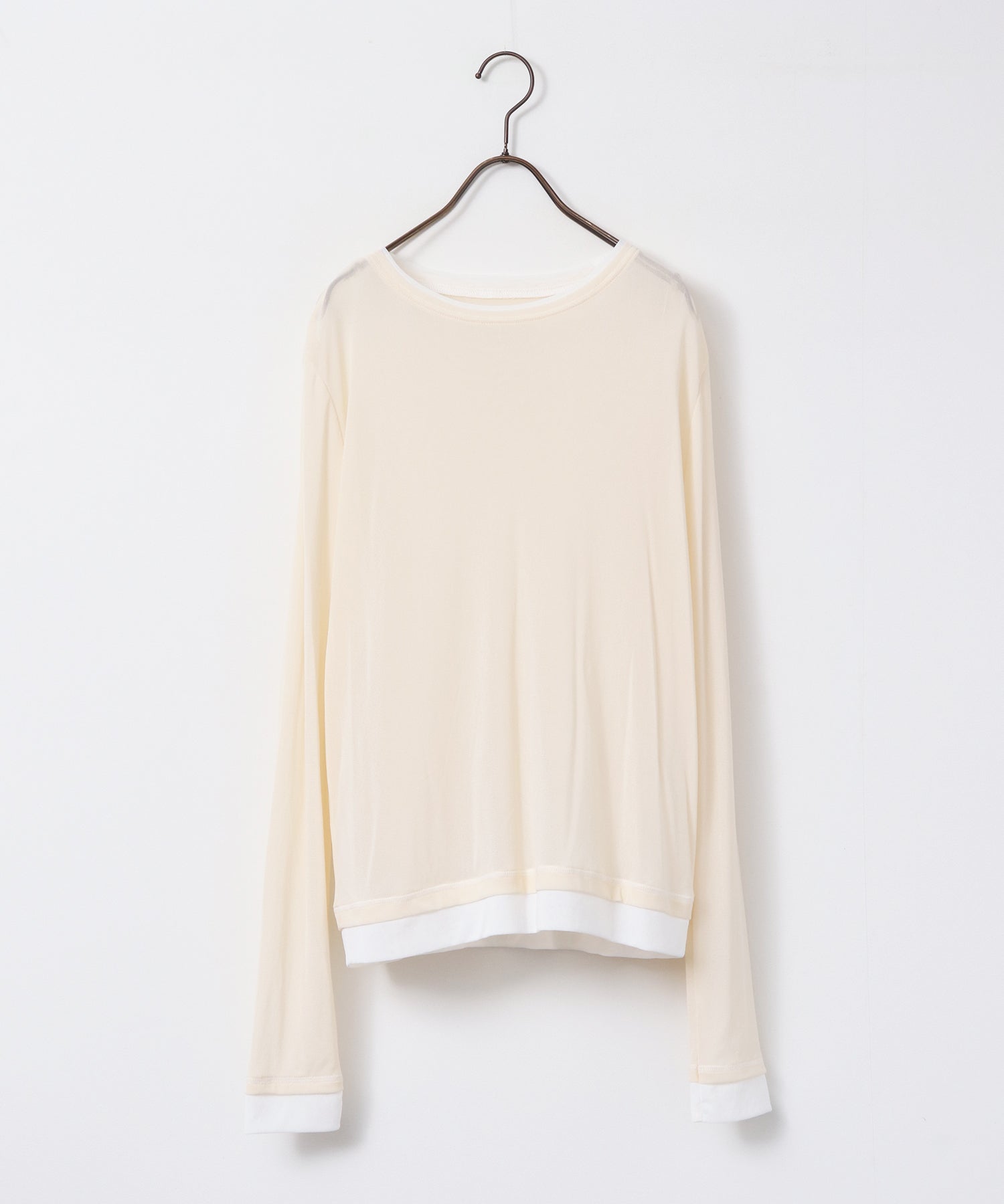 BICOLOR SHEER TOPS